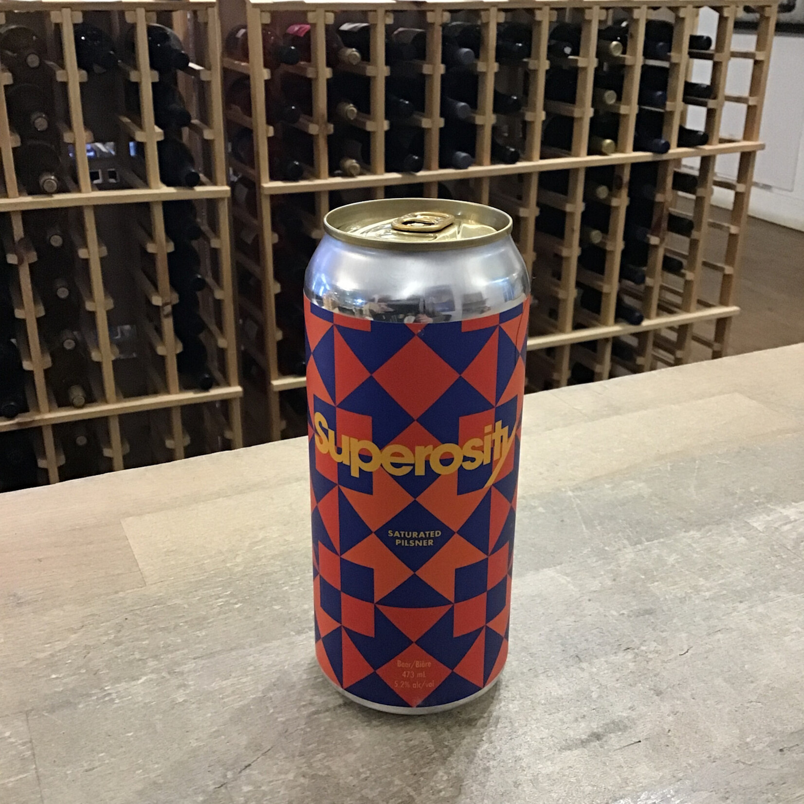Cabin Brewing 'Superosity' Saturated Pilsner, Cabin Brewing 473ml 5.2%