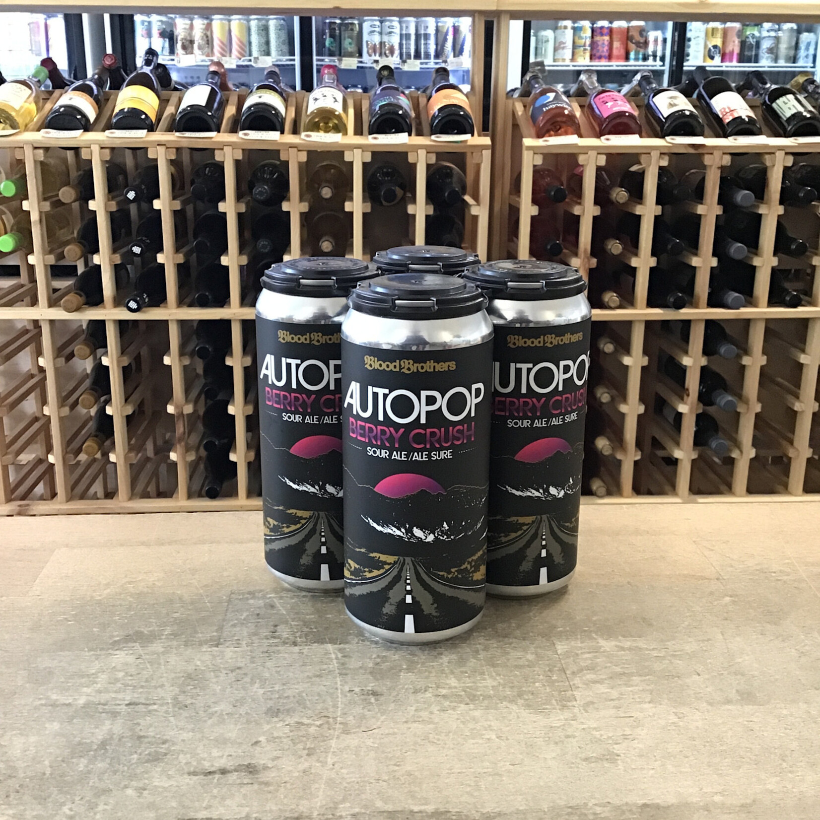 Blood Brothers Brewing 'Autopop' Berry Crush Sour Ale, Blood Brothers 4x473ml 4.0%