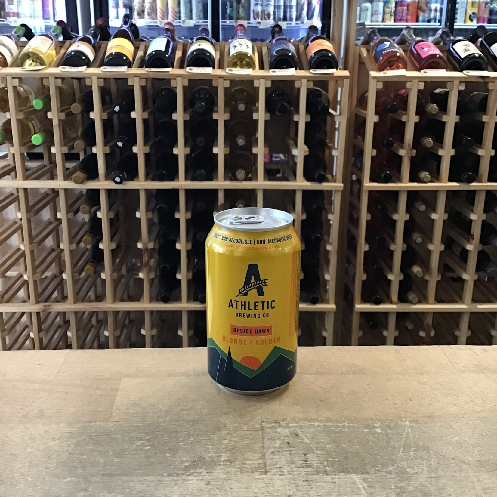 'Upside Down' Non-Alc Gold Lager, Athletic Brewing 355ml