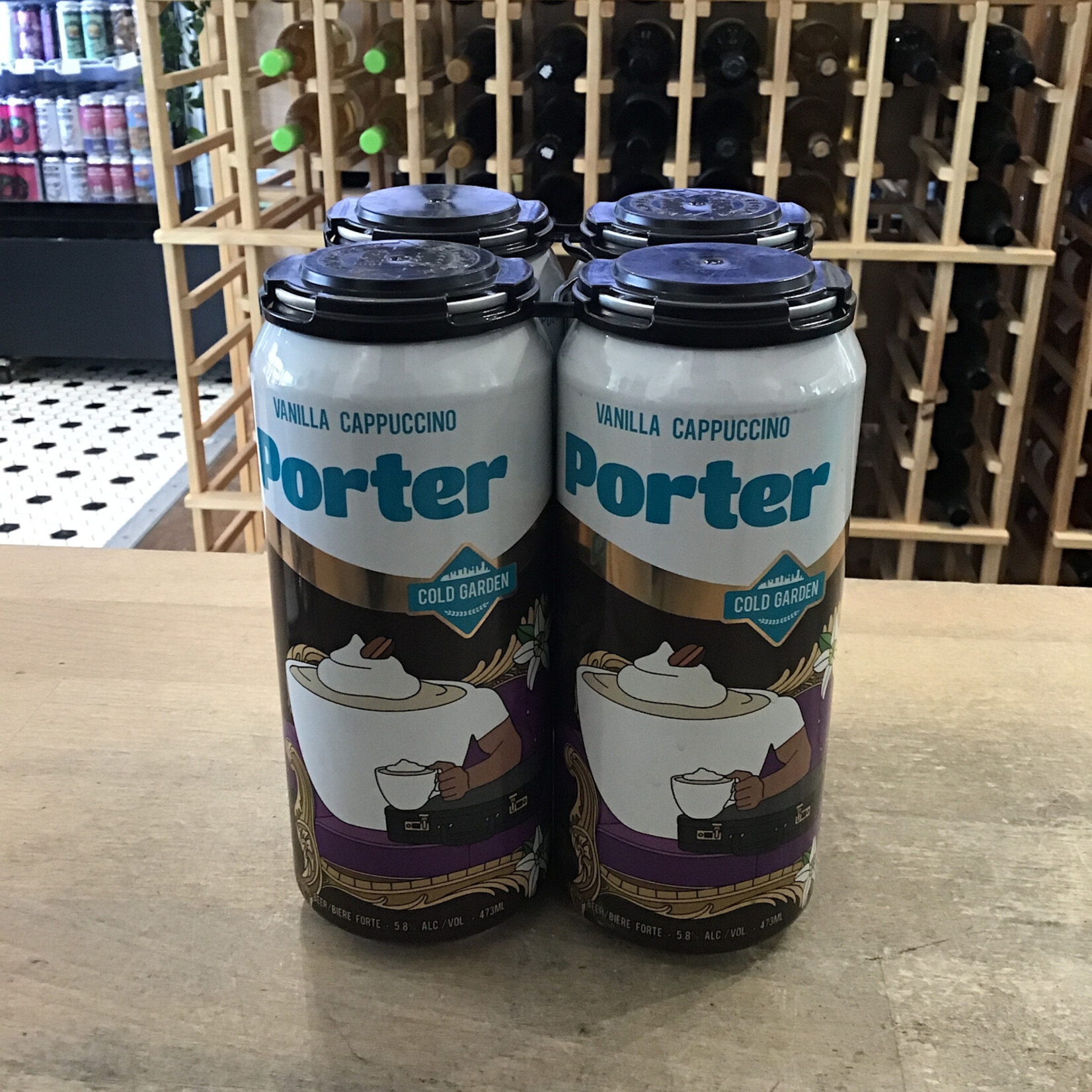 Cold Garden Vanilla Cappucino Porter, Cold Garden 4x473ml 6.0%