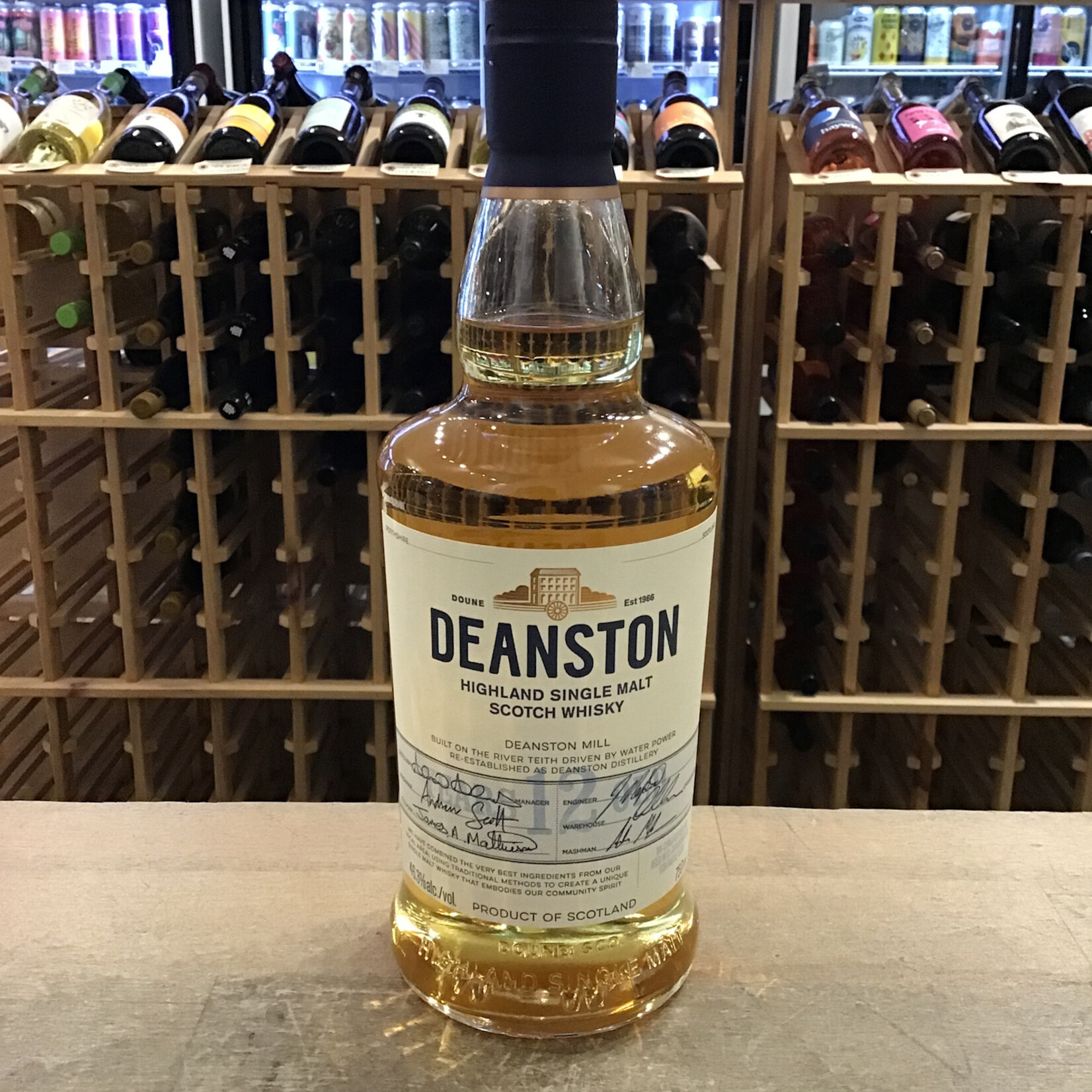 Deanston, 12 Year Old Single Malt Scotch 750ml 46.3%
