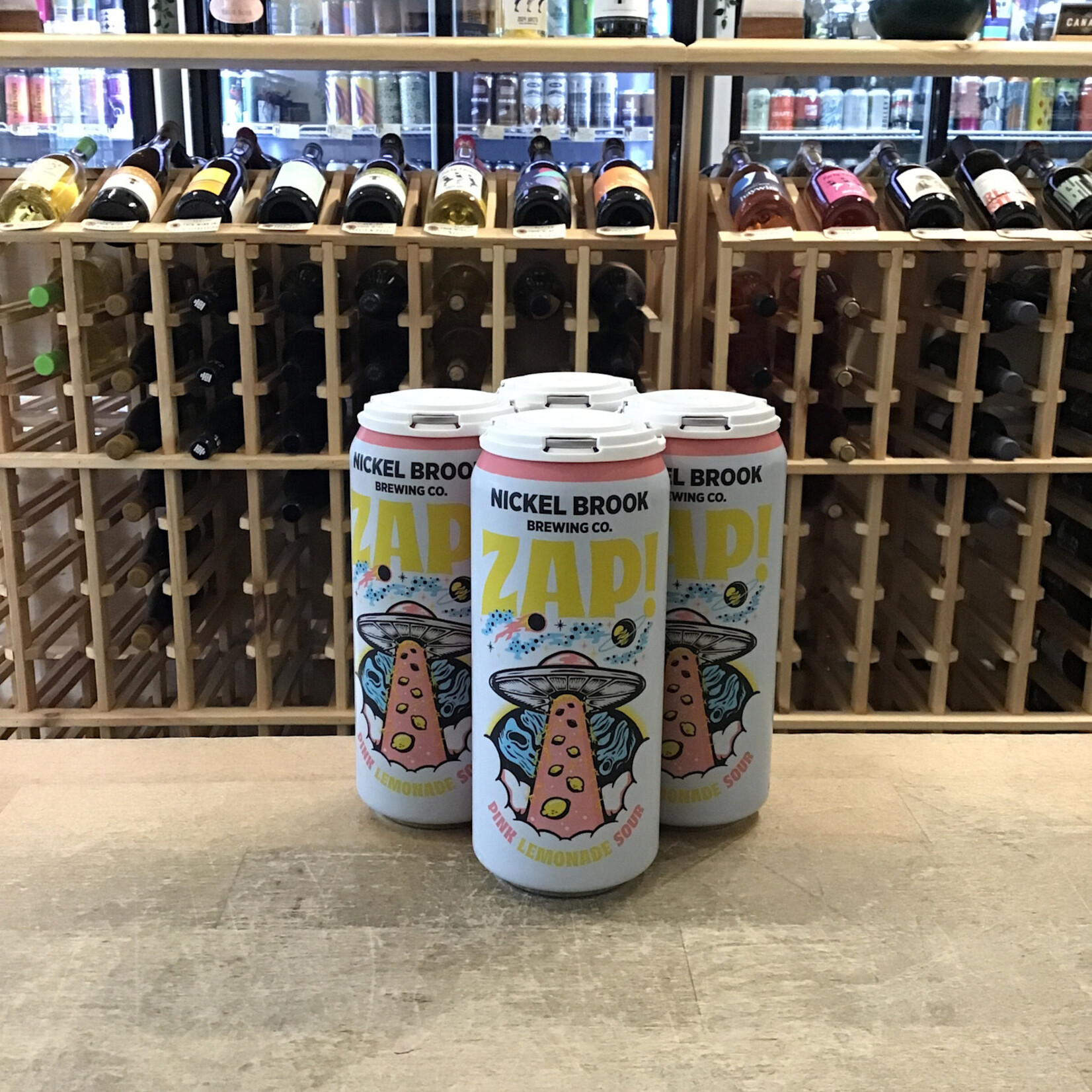 'Zap' Pink Lemonade Sour IPA, Nickel Brook 4x473ml 5.6%