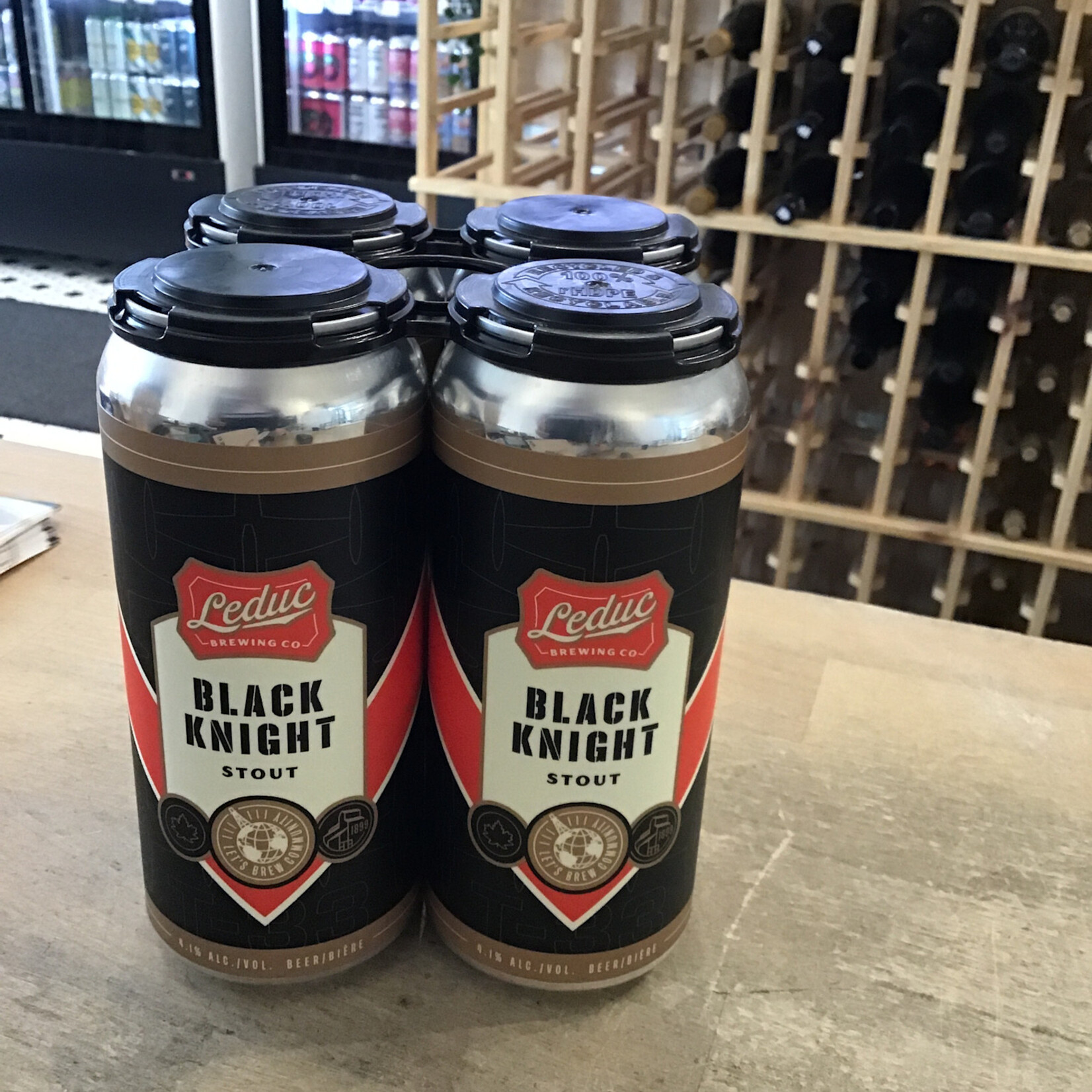 'Black Knight' Stout, Leduc Brewing 4x473ml 4.1%