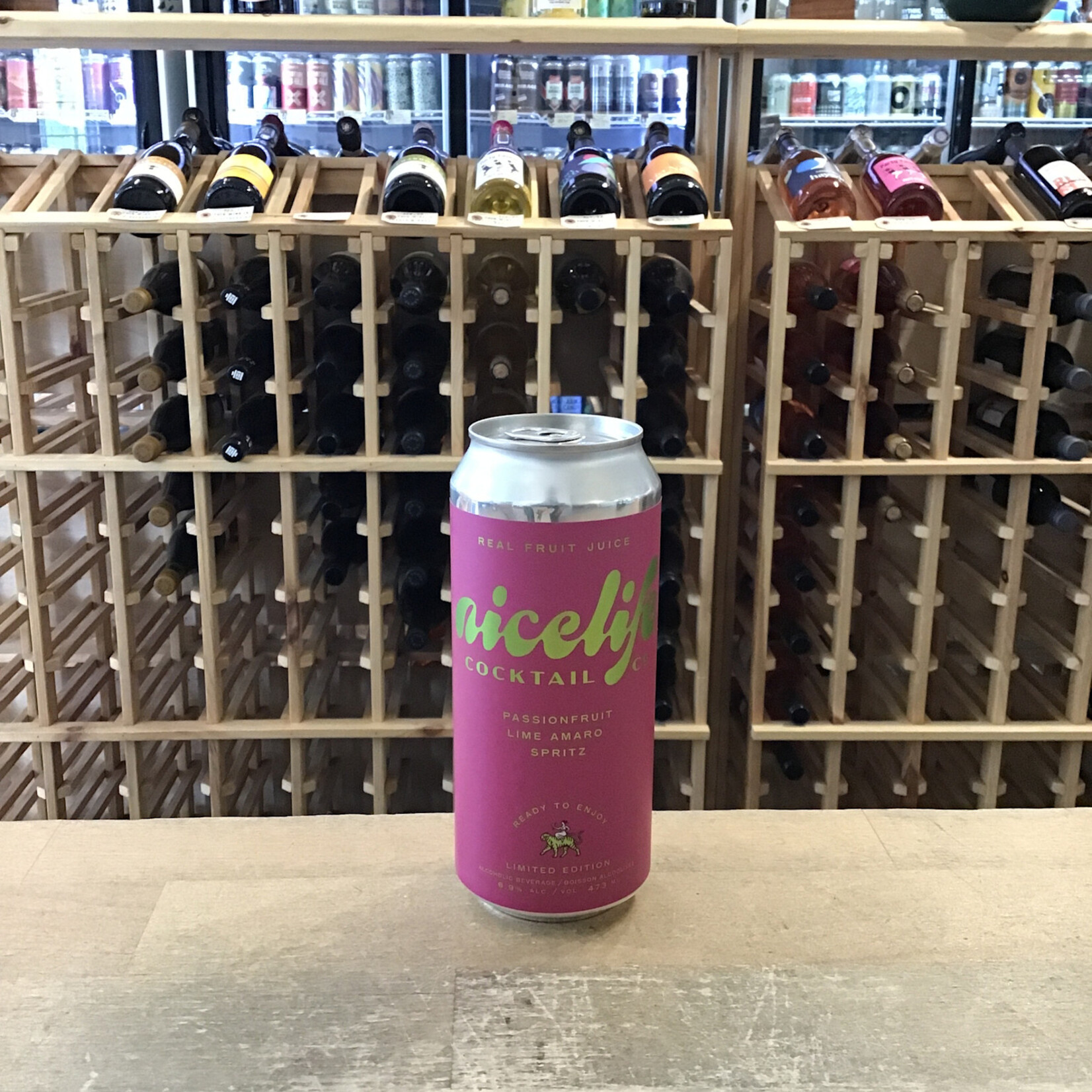 Passionfruit Lime Amaro Spritz, Nicelife 473ml 6.9%