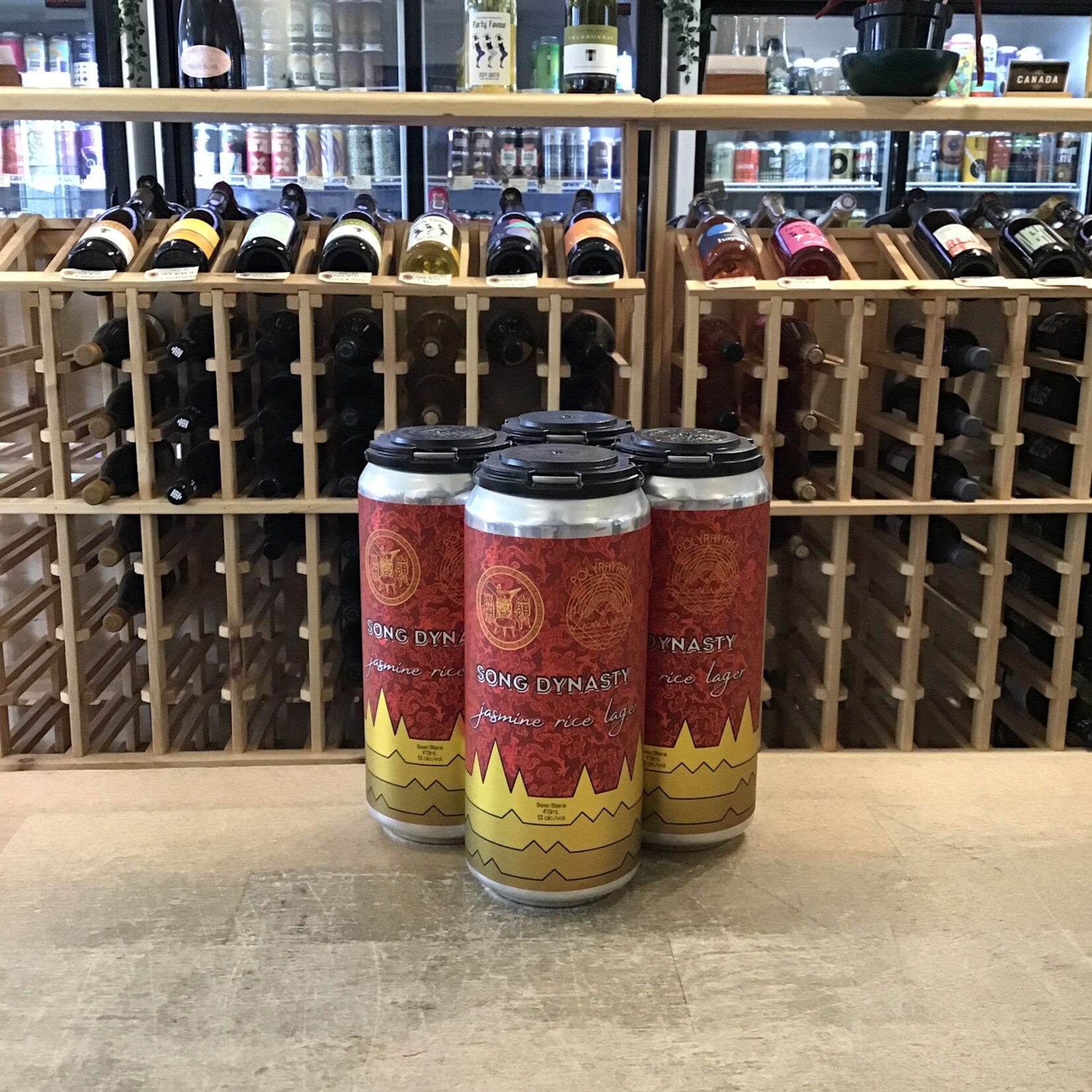 'Song Dynasty' Jasmine Rice Lager, Polyrhythm 4x473ml 4%