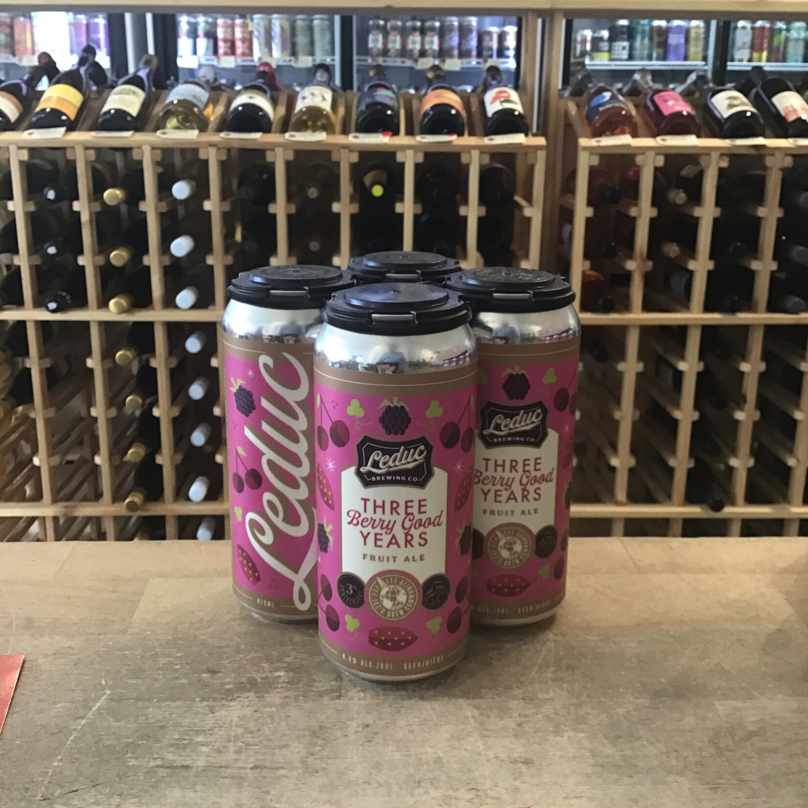‘Three Berry Good Years’ Fruit Ale, Leduc Brewing, 4x473ml 4.6%