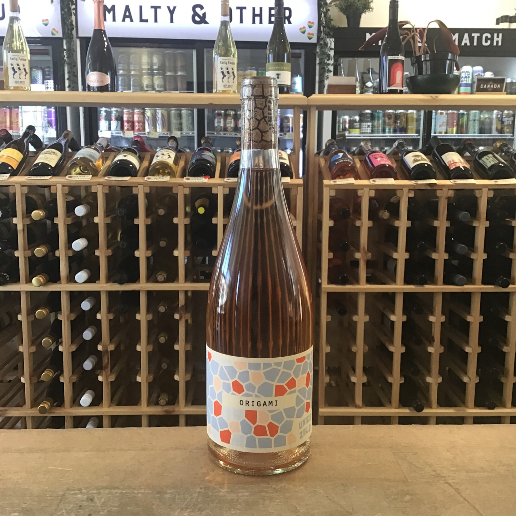 Unico Zelo, 'Origami' Rose 750ml 11.5%