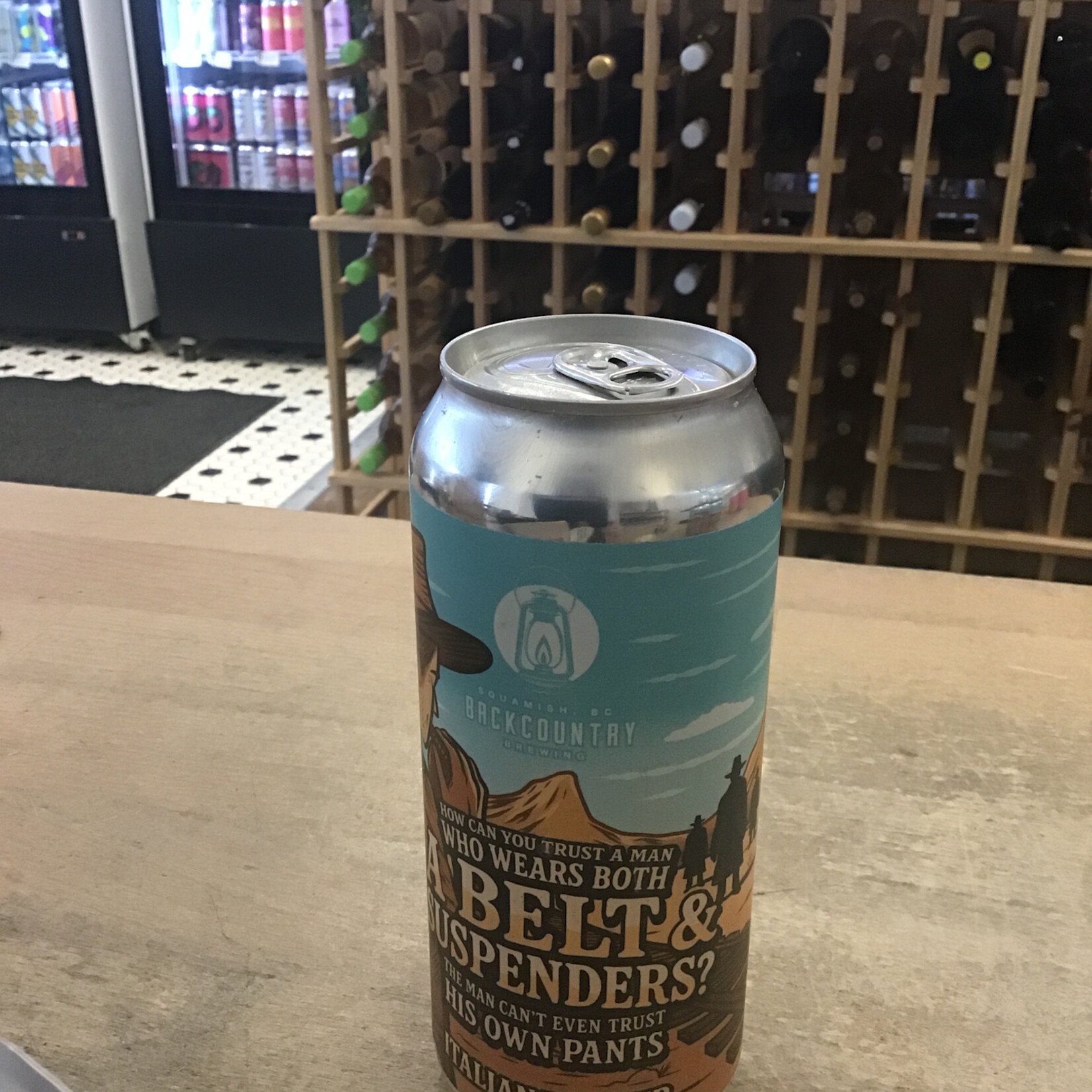 'How can you trust a Man' Pilsner, Backcountry Brewing 473ml 5.0%