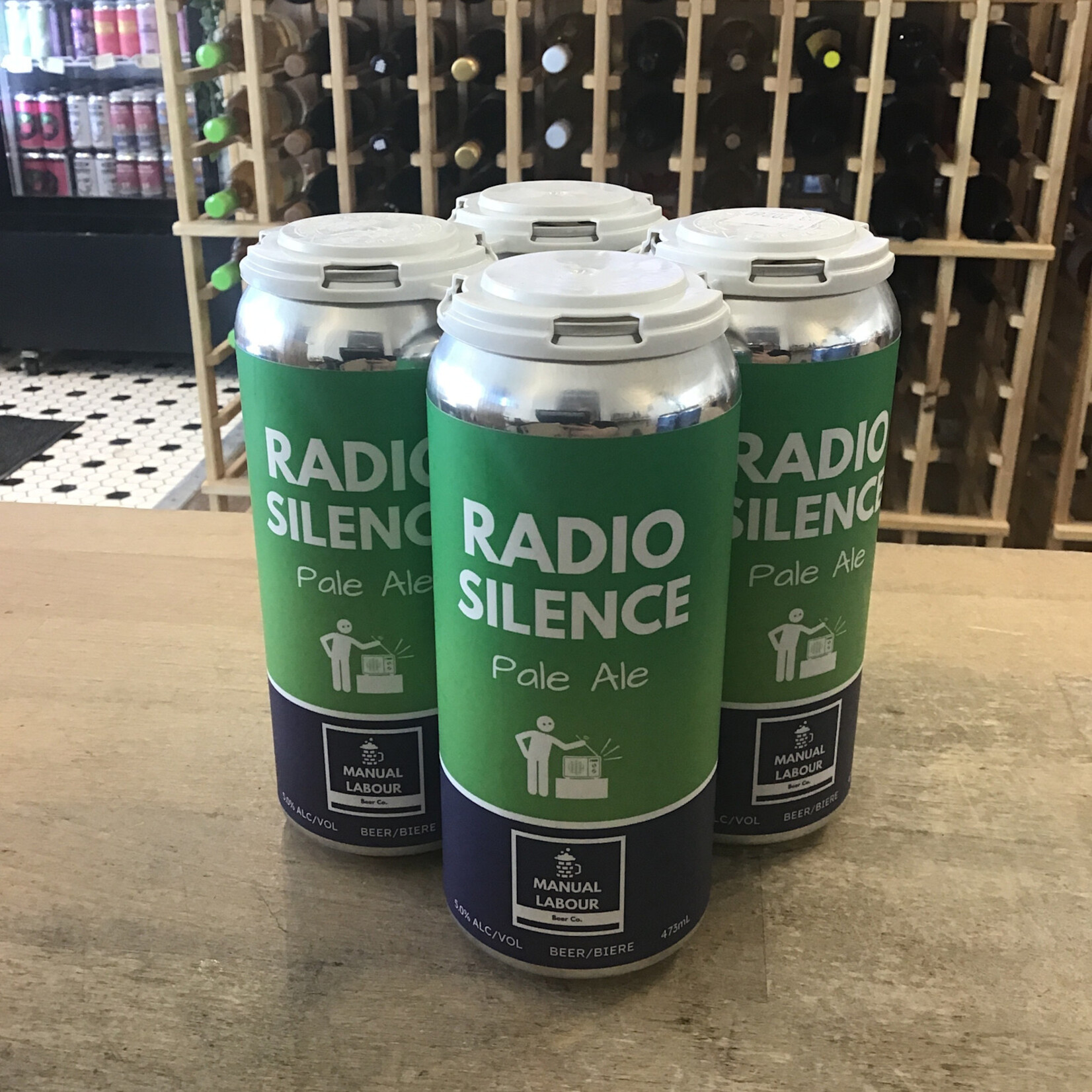 'Radio Silence' Pale Ale, Manual Labour Brewing 4x473ml 5%