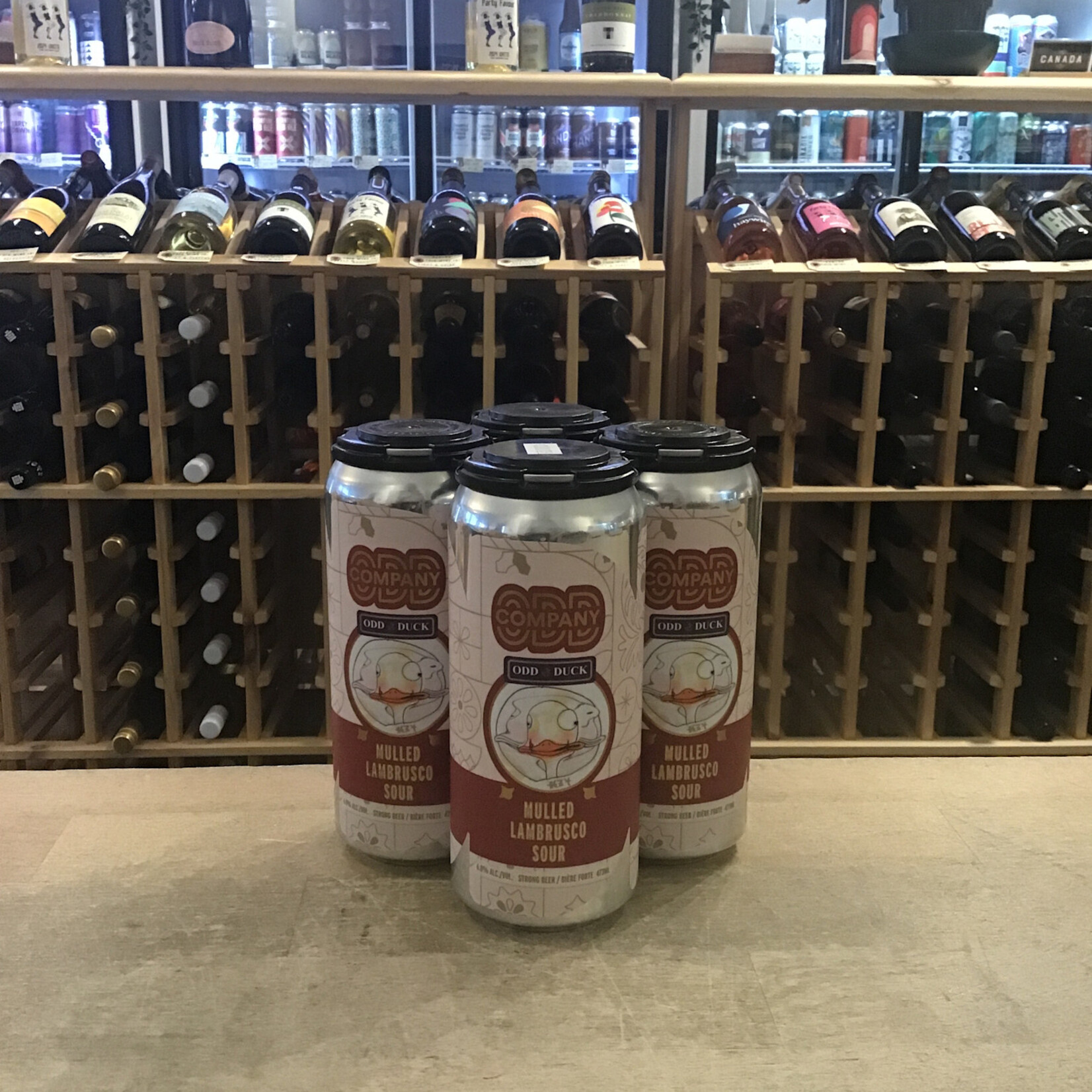 Odd Company Brewing 'Odd Duck' Mulled Lambrusco Sour, Odd Company 4x473ml 4%
