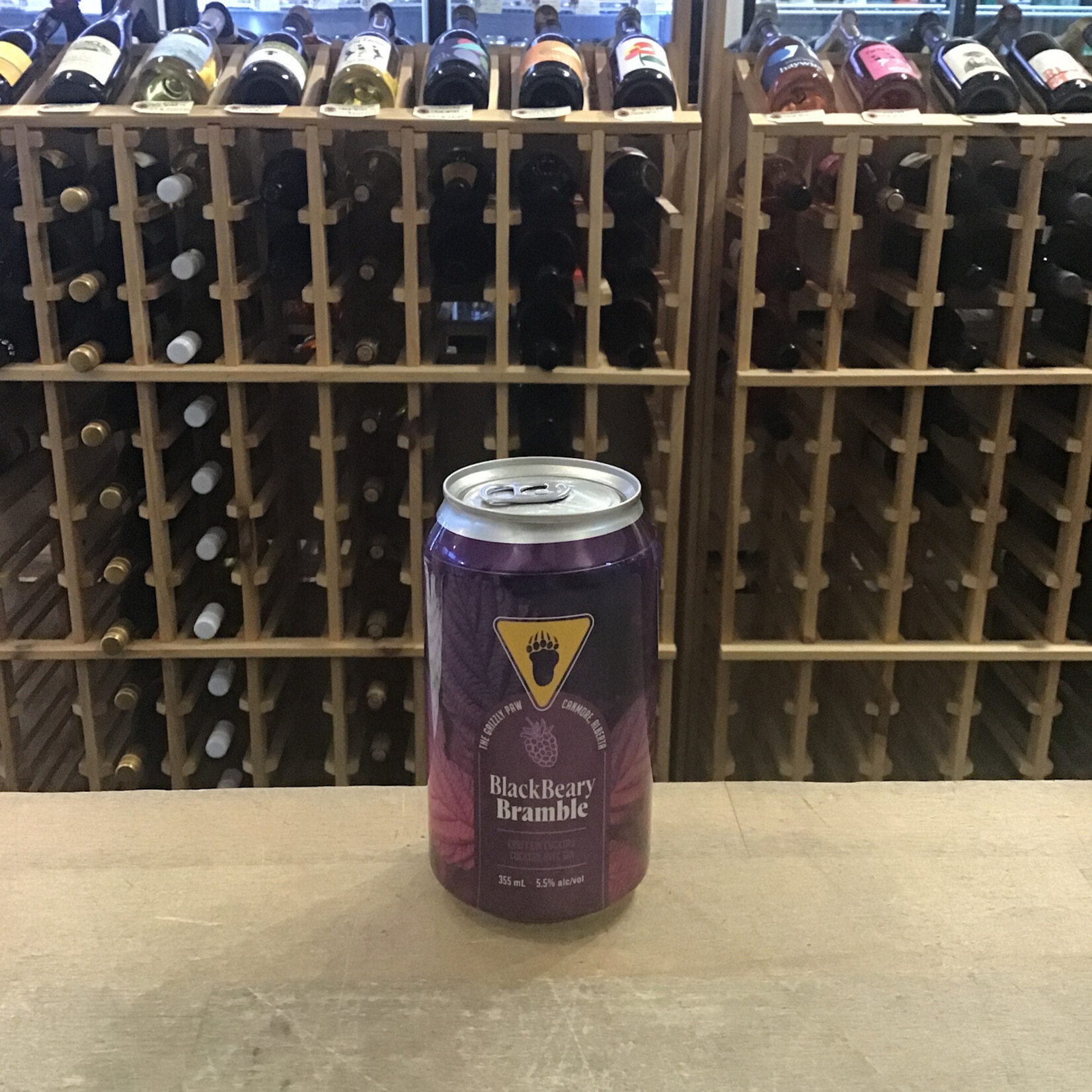 Grizzly Paw 'Blackbeary' Bramble Gin Cocktail, Grizzly Paw 355ml 5.5%