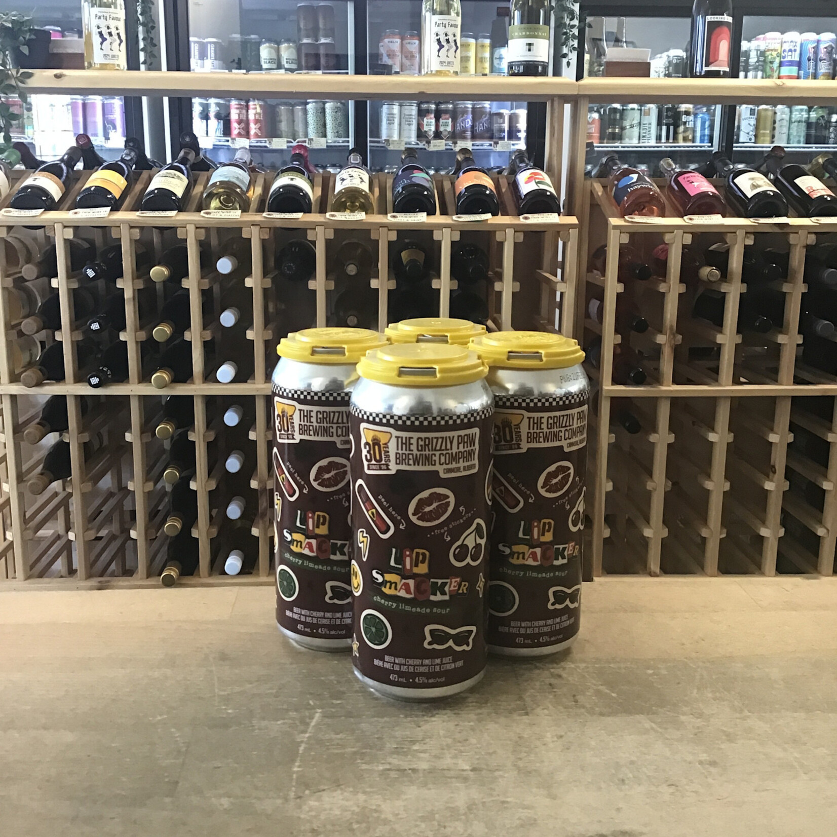 Grizzly Paw 'Lip Smacker' Sour, Grizzly Paw 4x473ml 4.2%