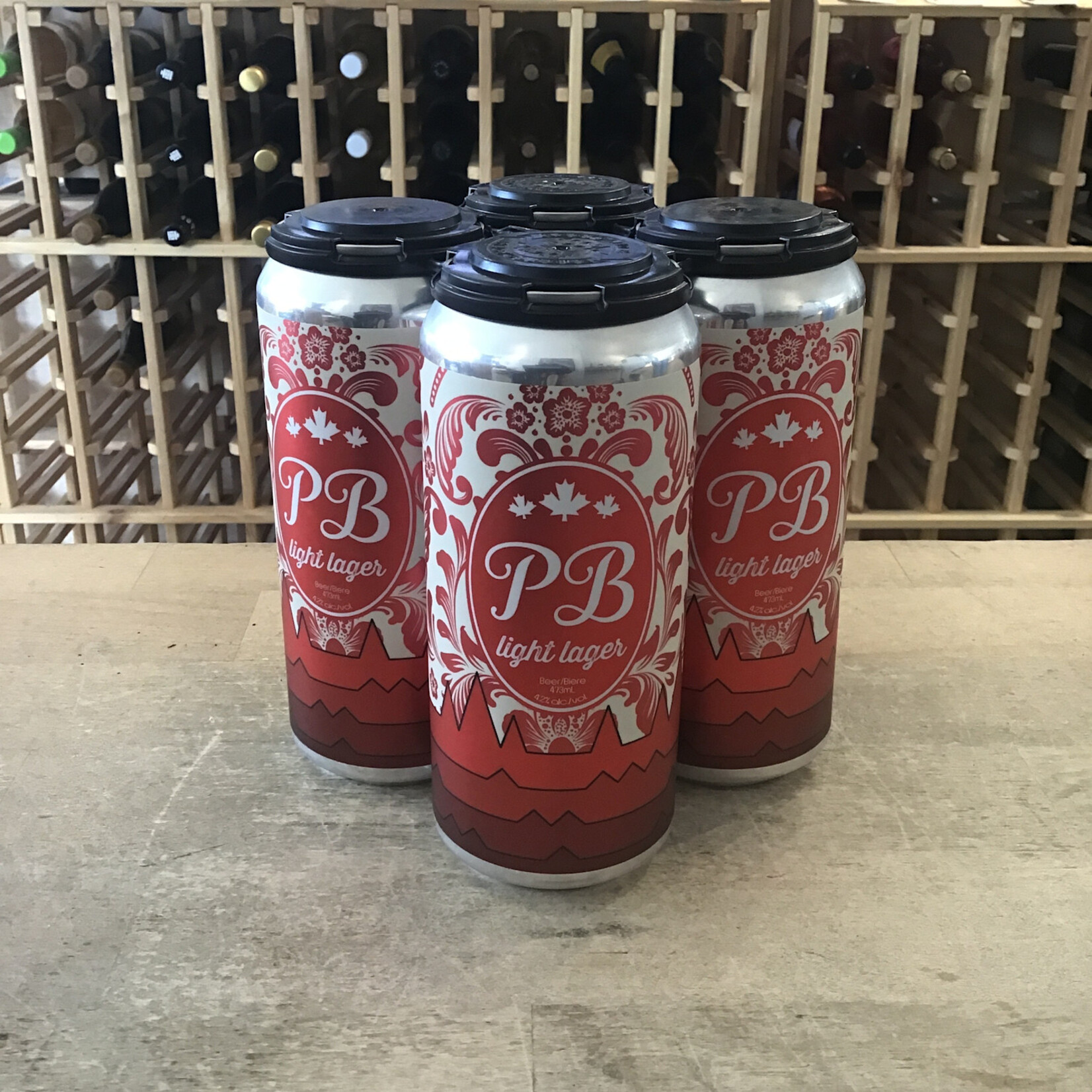 'PB Light' Light Lager, Polyrhythm 4x473ml 4.2%