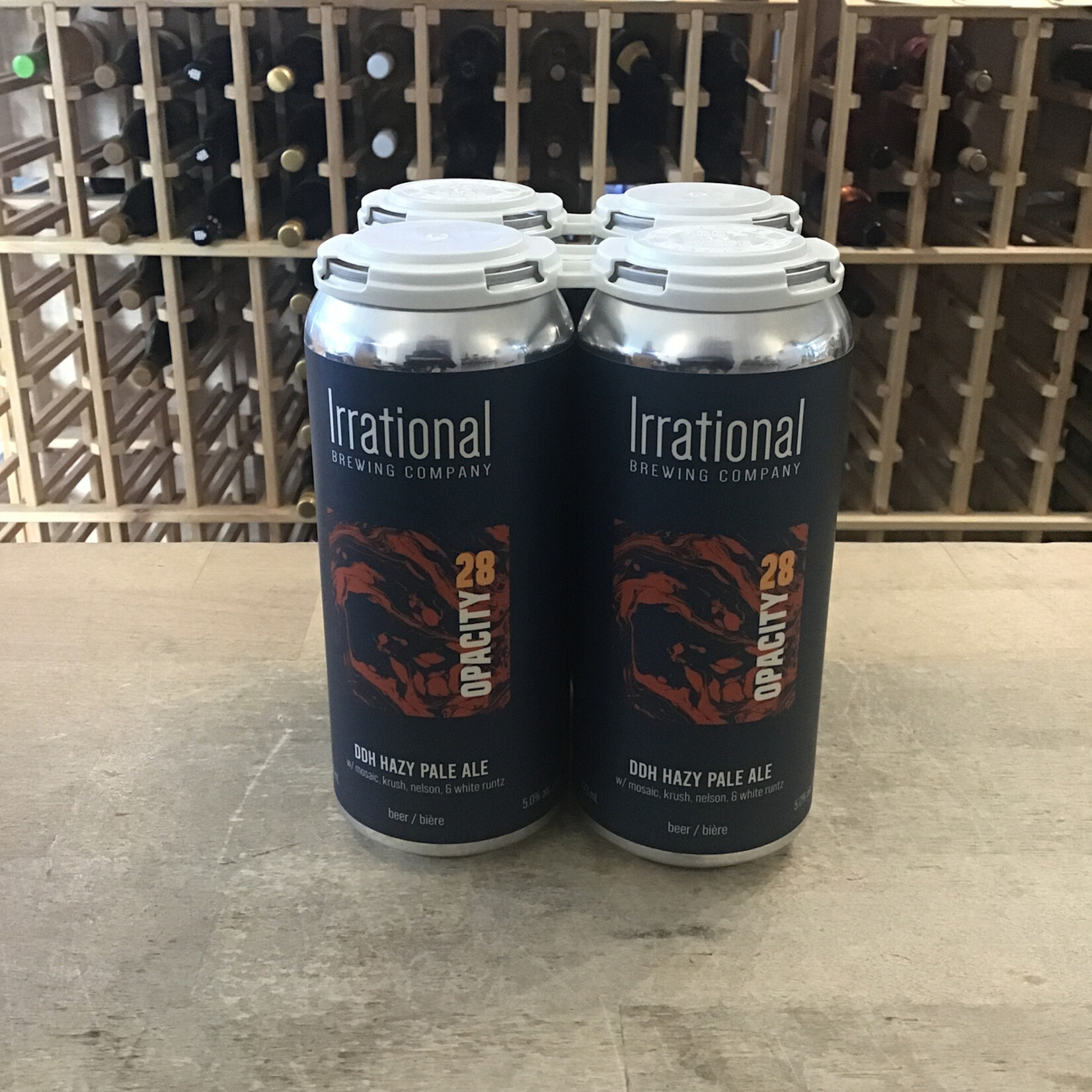 'Opacity 28' DDH Hazy Pale Ale, Irrational Brewing4x473ml 5%