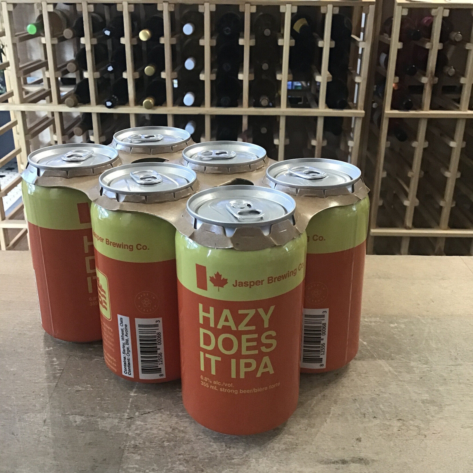Jasper Brewing Co. 'Hazy does it' IPA, Jasper Brew Co. 355ml 6.8%