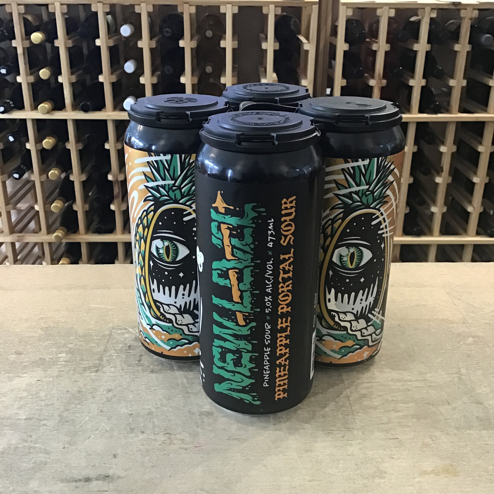 New Level Brewing 'Pineapple Portal' Pineapple Sour, New Level Brewing 4x473ml 5%
