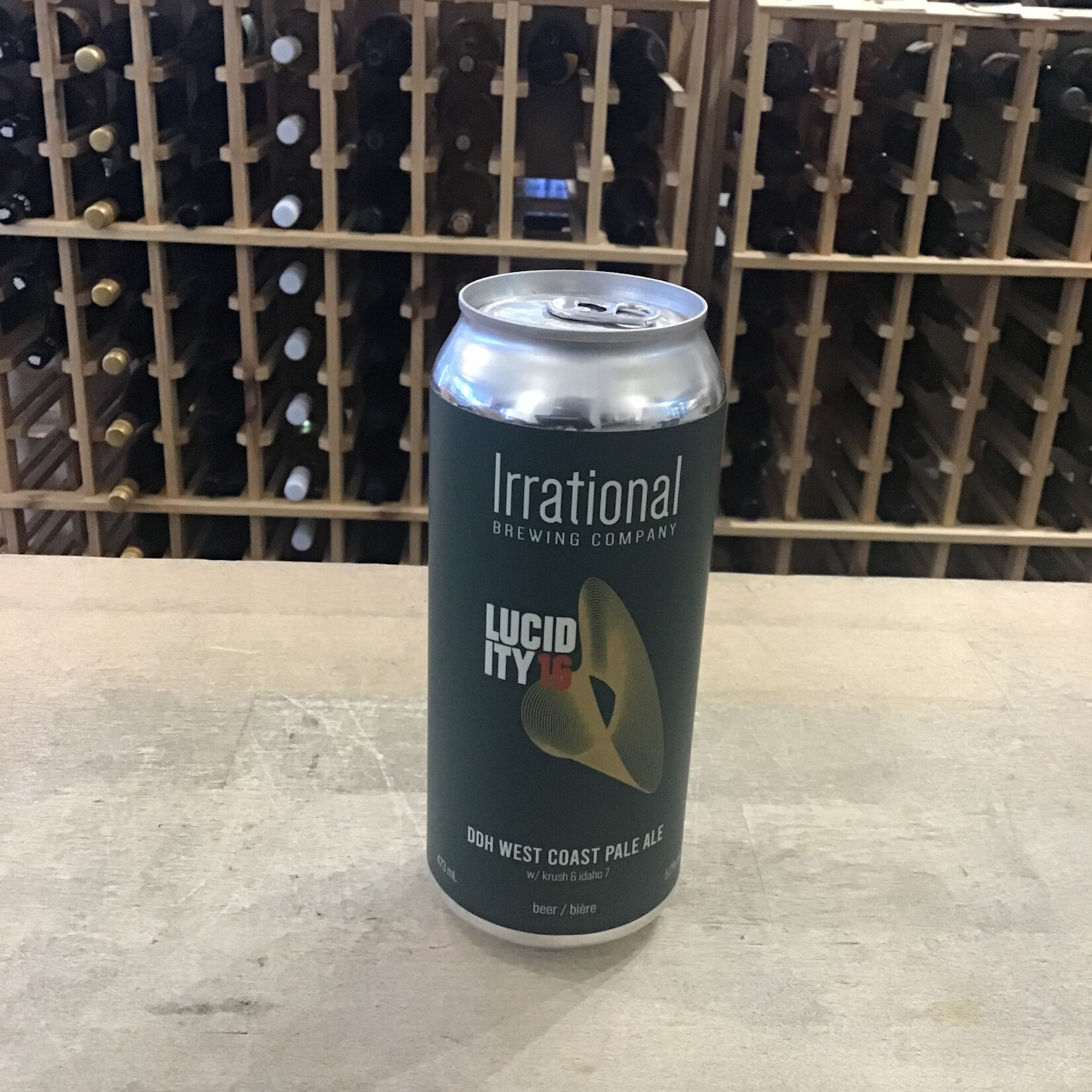 'Lucidity 16’ DDH West Coast Pale, Irrational Brewing 473ml 5.2%