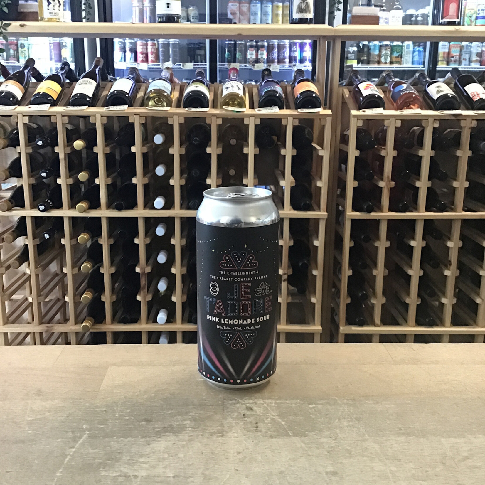 'Je T'Adore' Pink Lemonade Sour, The Establishment 473ml 4%