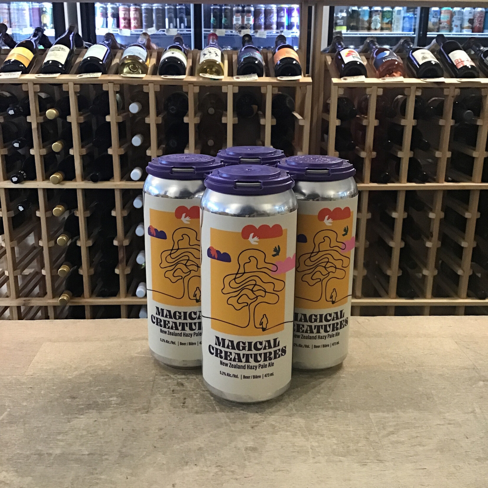 Blindman 'Magical Creatures' New Zealand Hazy Pale Ale, Blindman 4x473ml 5.2%