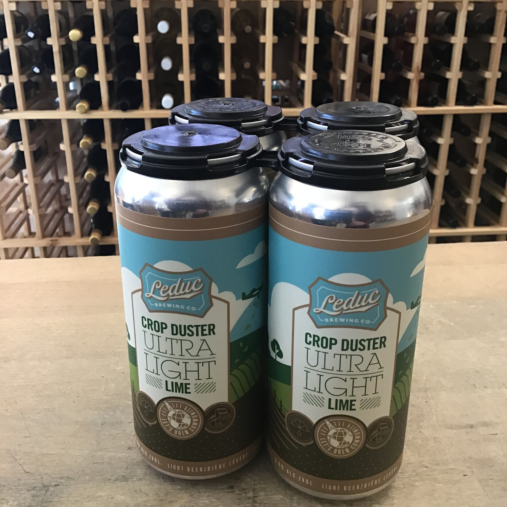 'Crop Duster' Ultra Light Lager with Lime, Leduc Brewing 4x473ml 3.9%