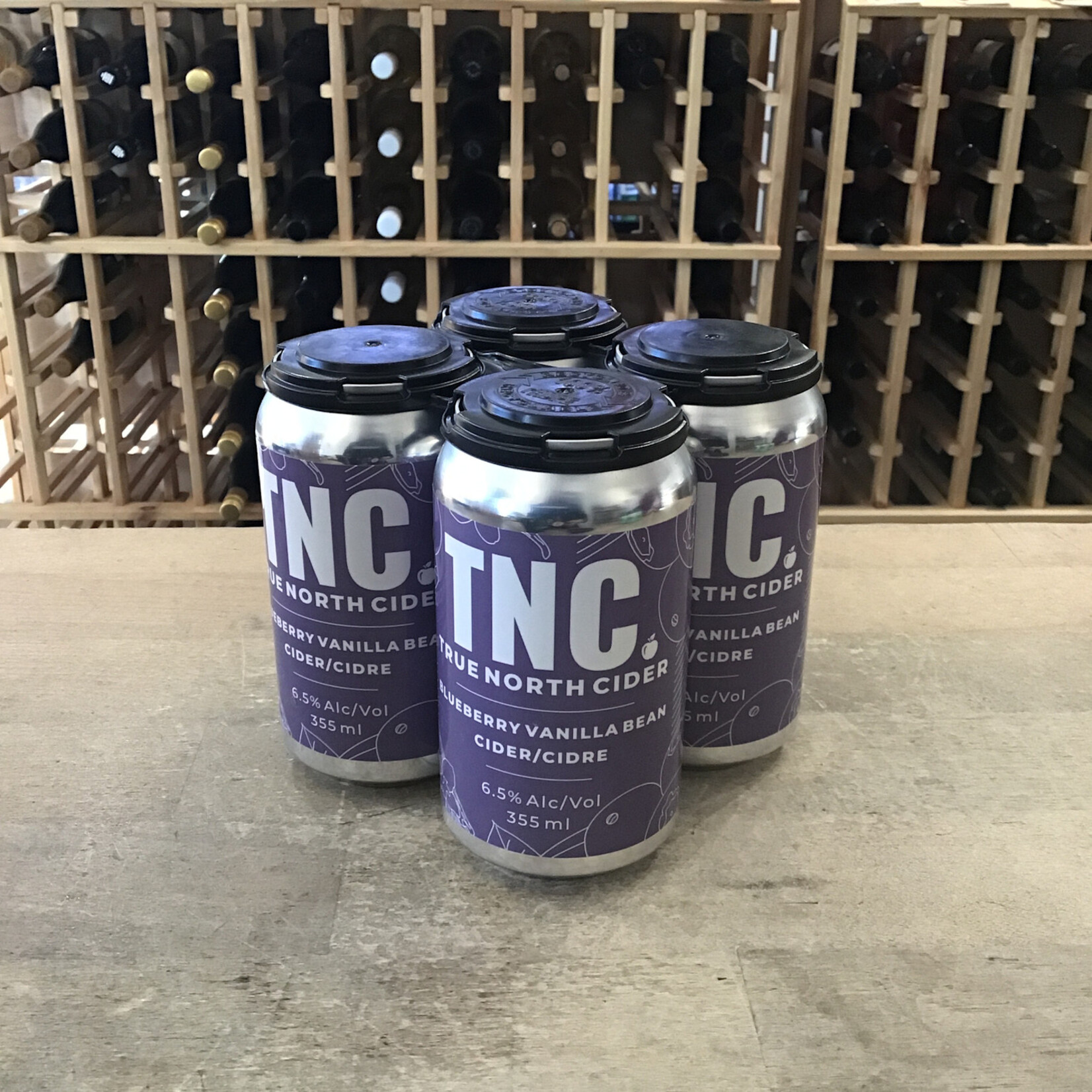 'Blueberry Vanilla' Cider, TNC Cider 4x355ml 5%