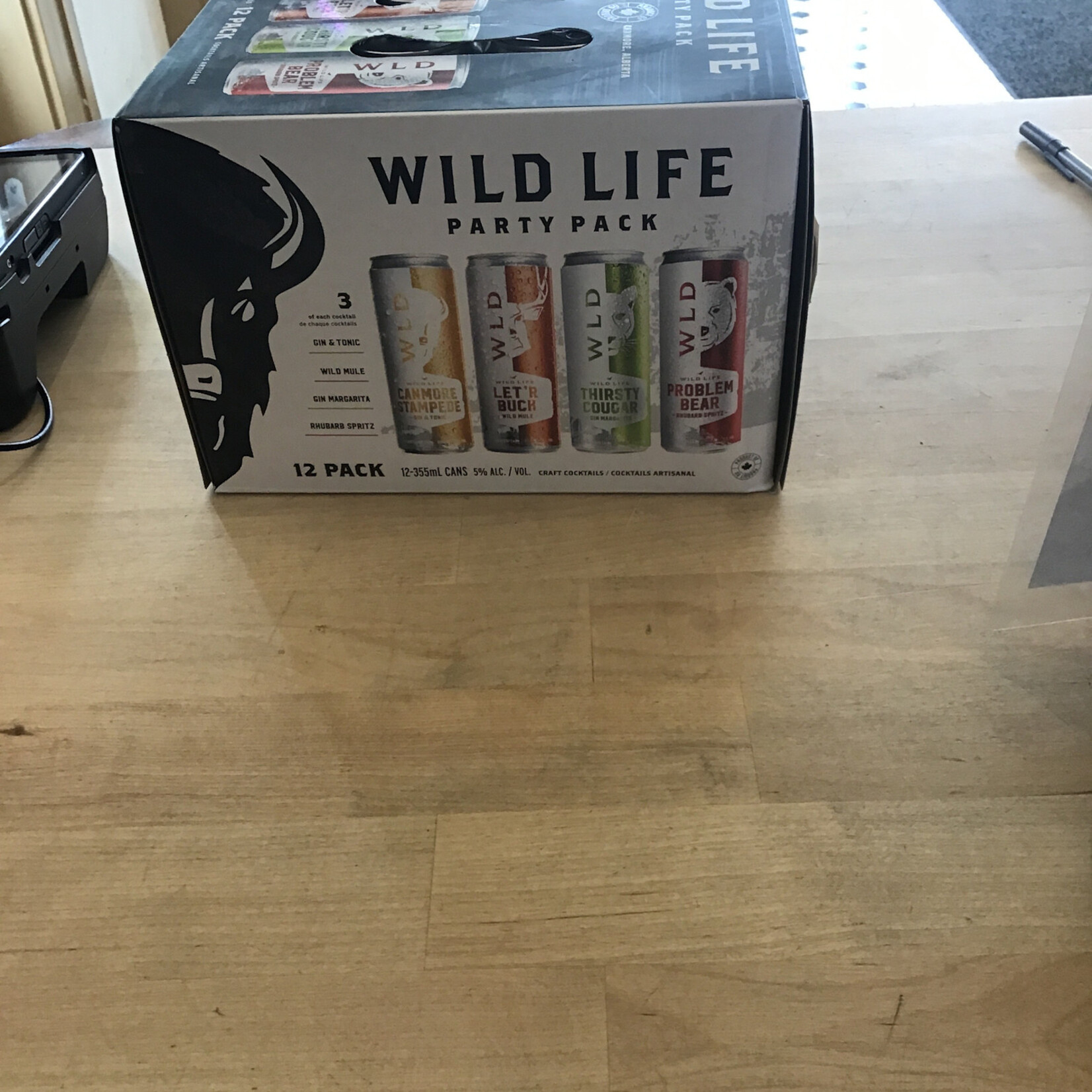 Wild Life Distillery 'Wildlife Party Pack' Wildlife Distilling, 12x355ml can 5%