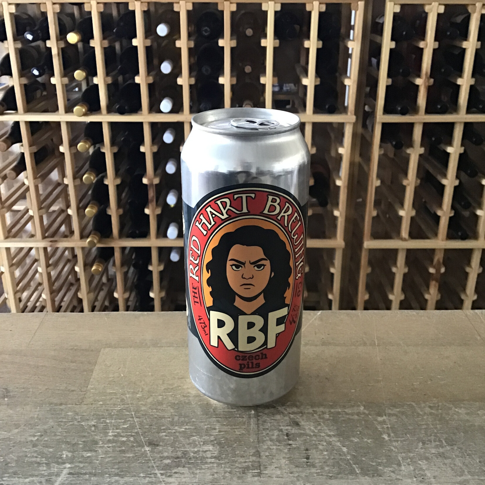 The Red Hart Brewing Co. 'RBF' Czech Pilsner, Red Hart Brewing 473ml 5.2%