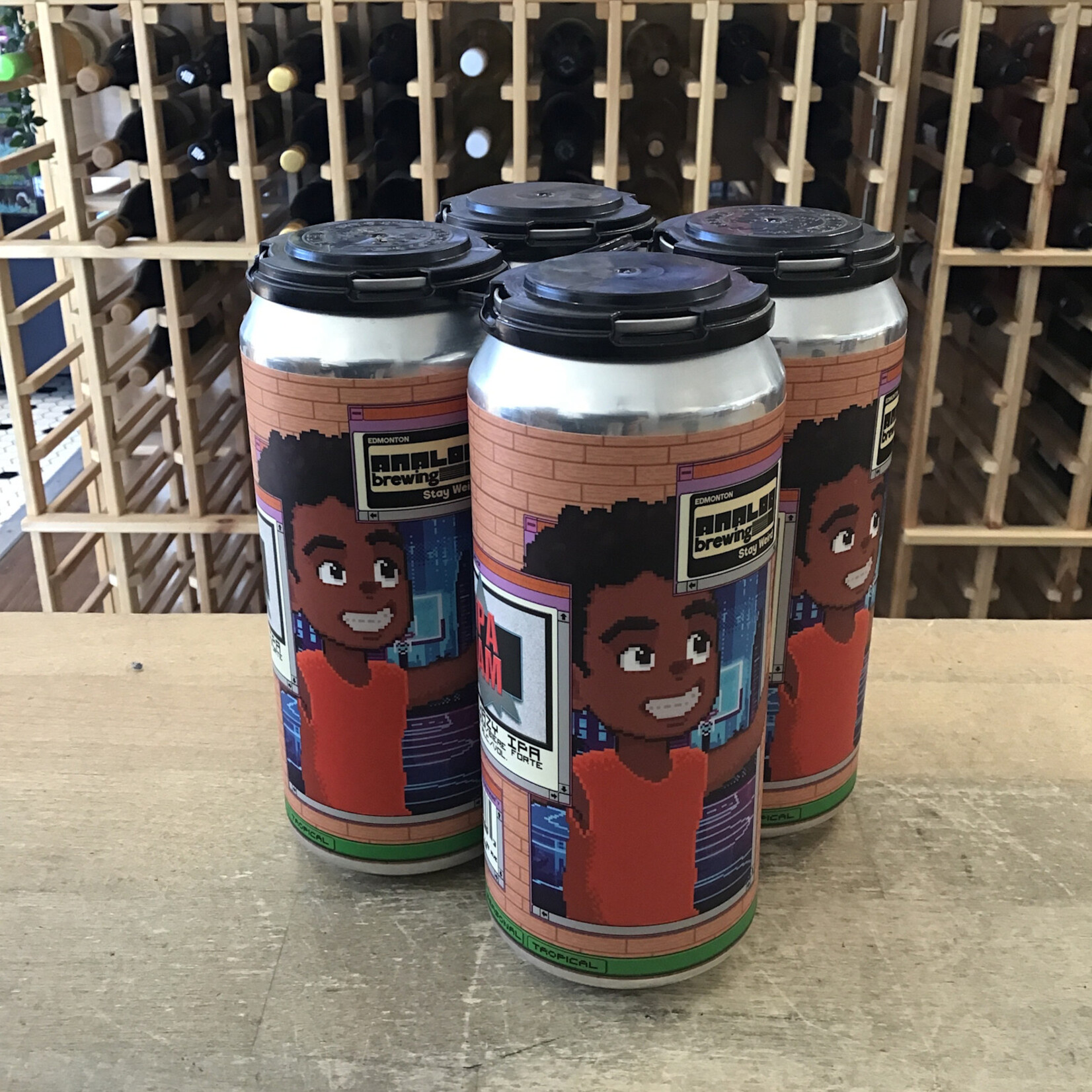 Analog 'IPA Jam' Hazy DIPA, Analog 4x473ml 8.2%