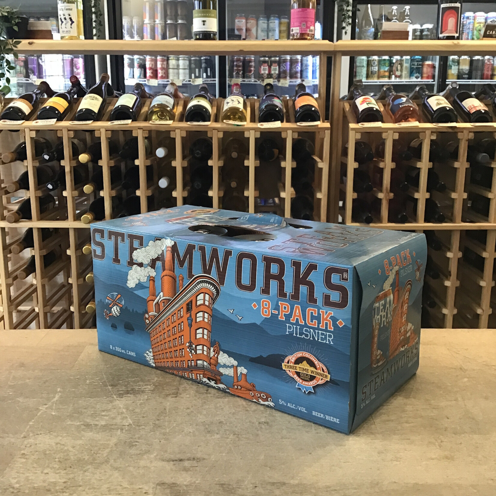Pilsner, Steamworks 8x355ml 5.0%