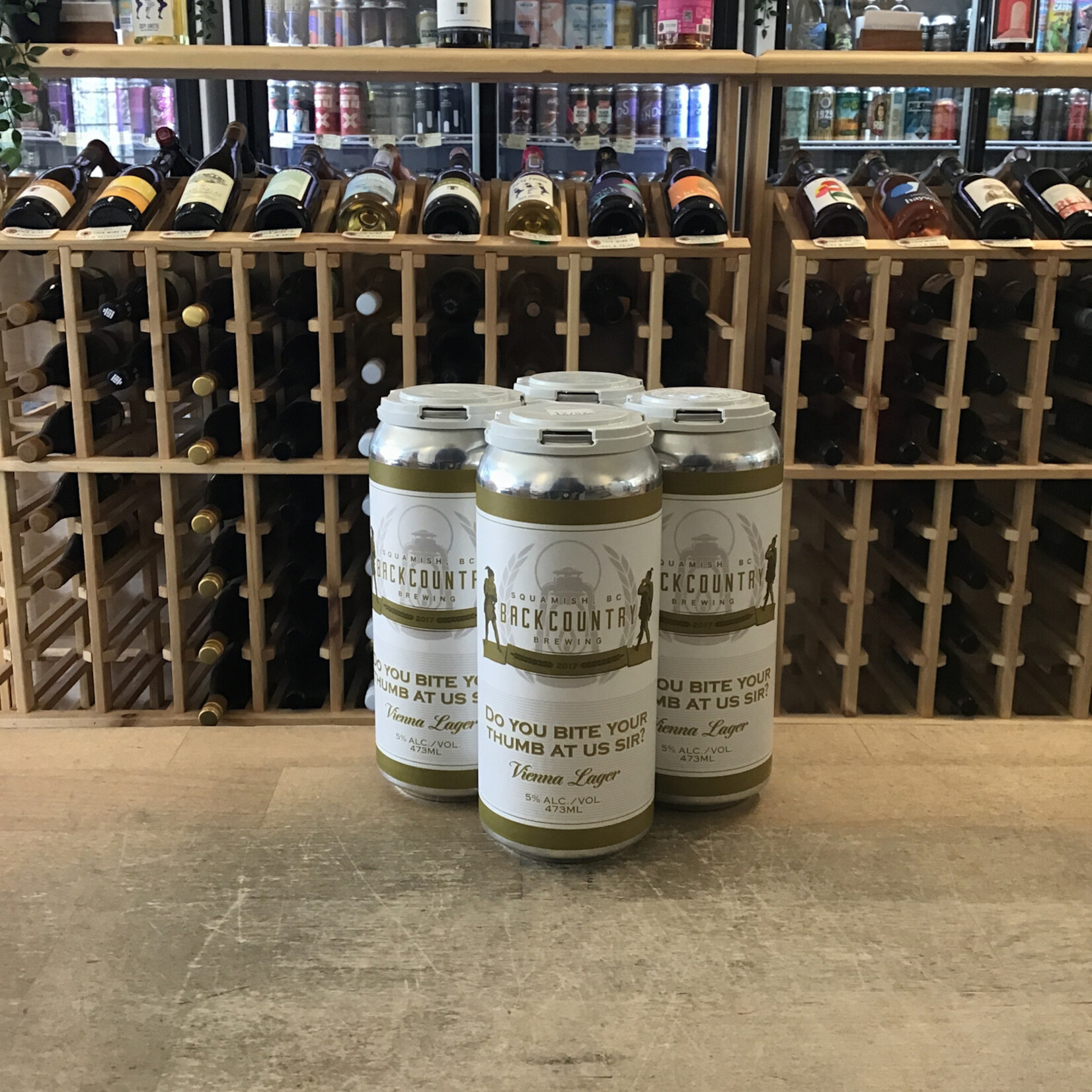 'Do you bite your thumb' Vienna Lager, Backcountry Brewing 4x473ml 5.0%