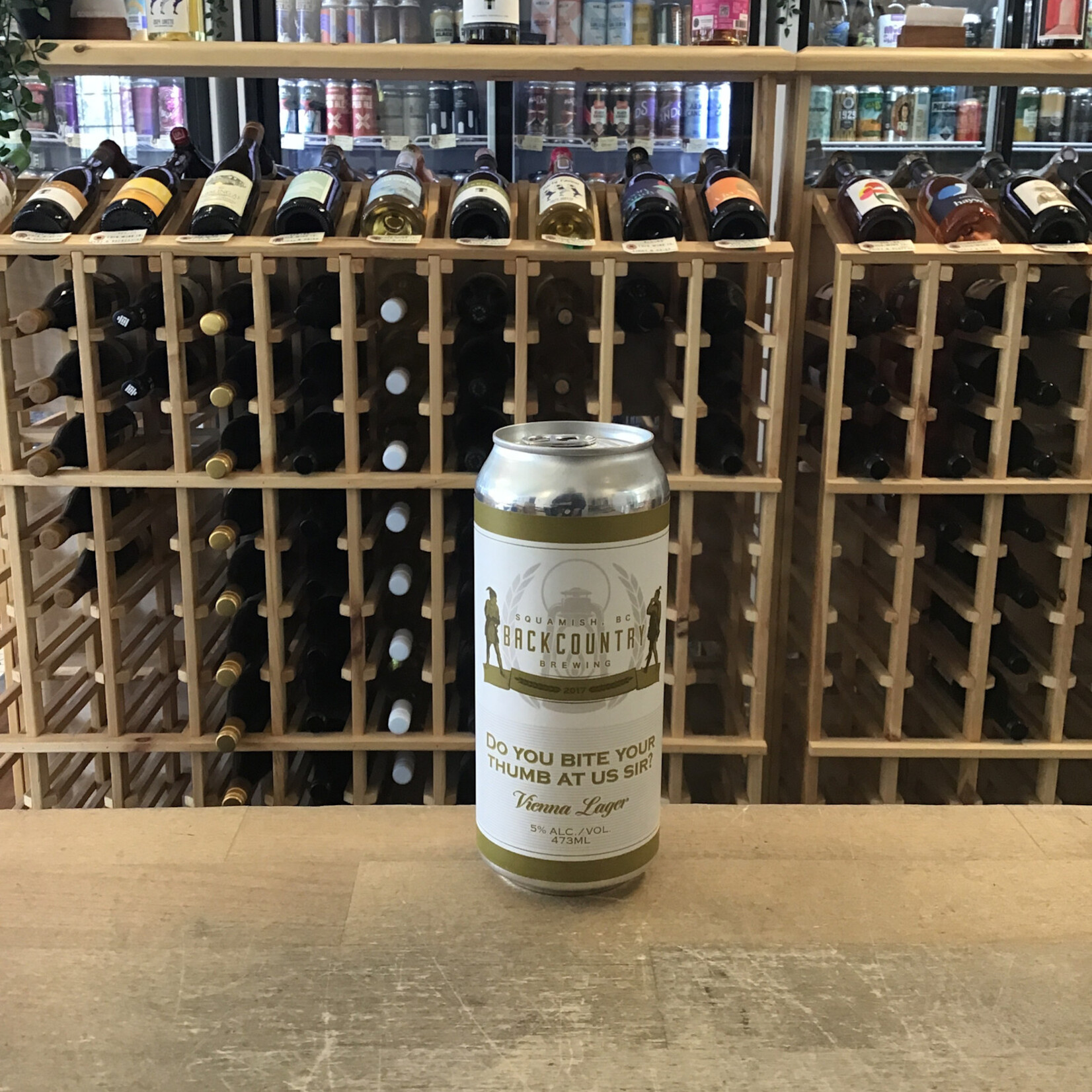 'Do you bite your thumb' Vienna Lager, Backcountry Brewing 473ml 5.0%