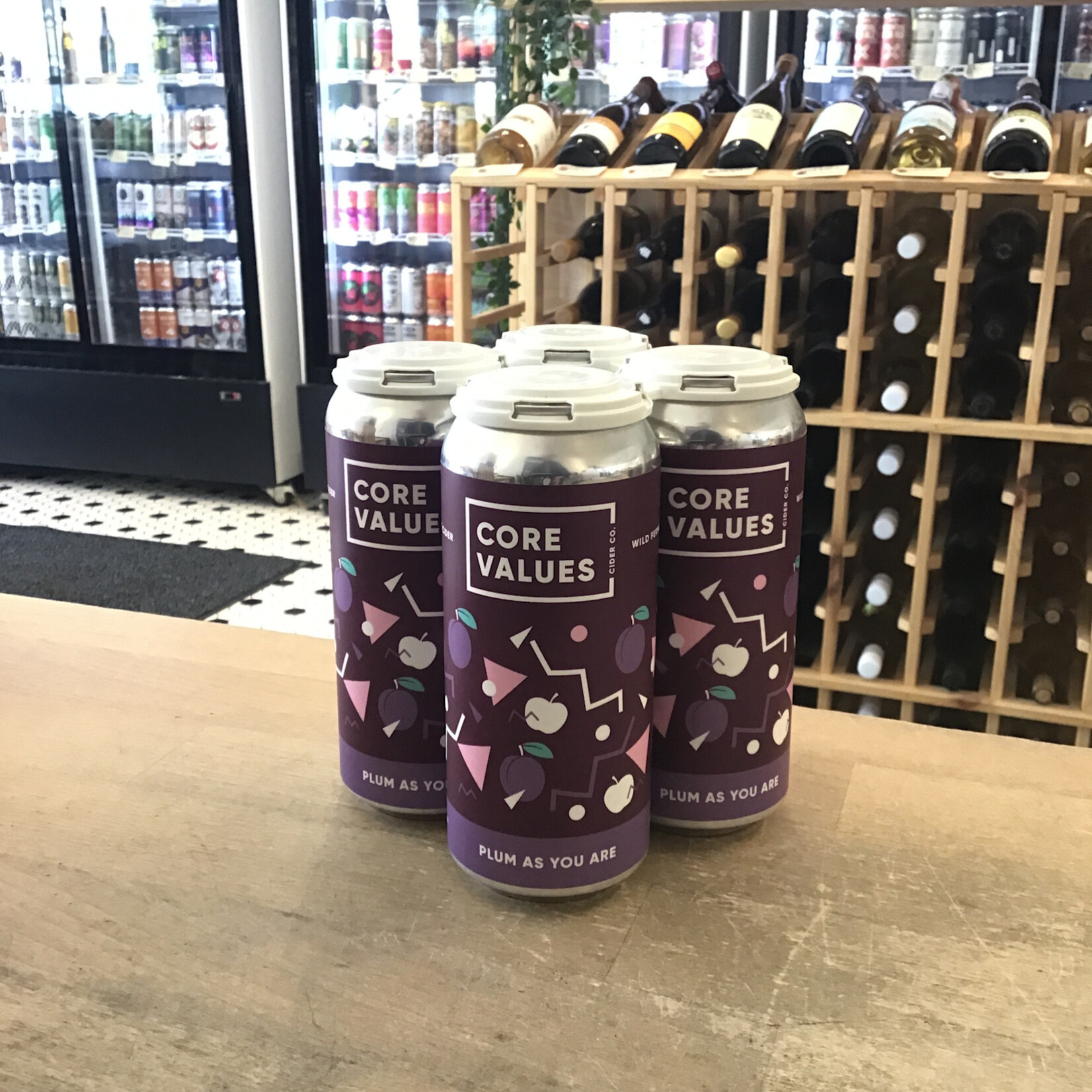 'Plum As You Are' Plum Cider, Core Values 4x473ml 6%