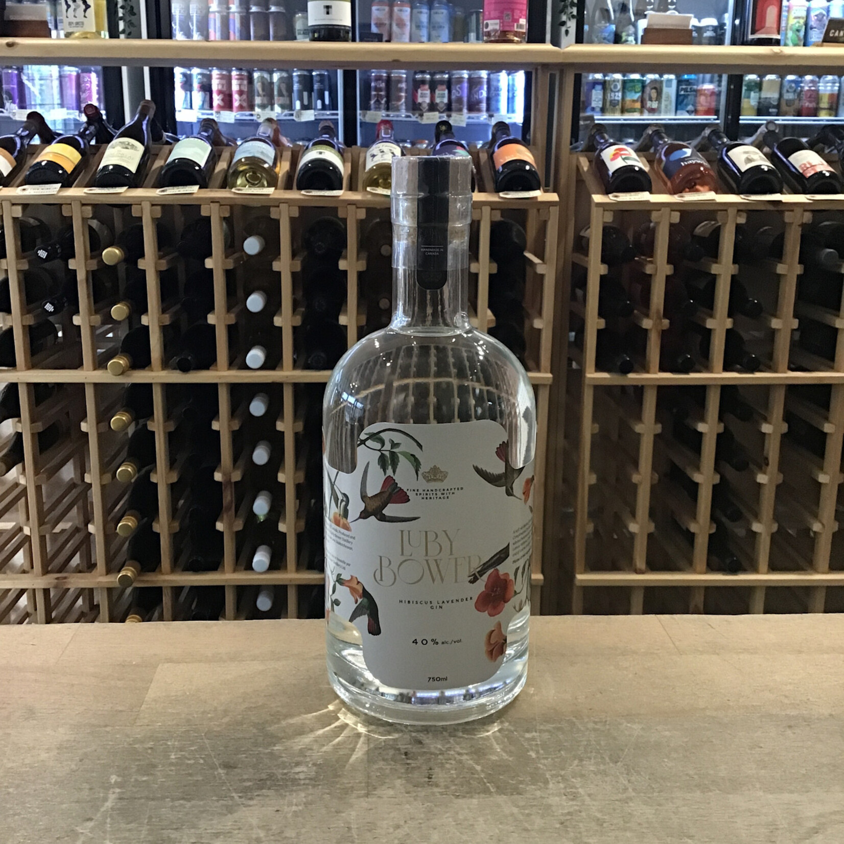 Luby Bower, Hibiscus Lavender Gin 750ml 40.0%