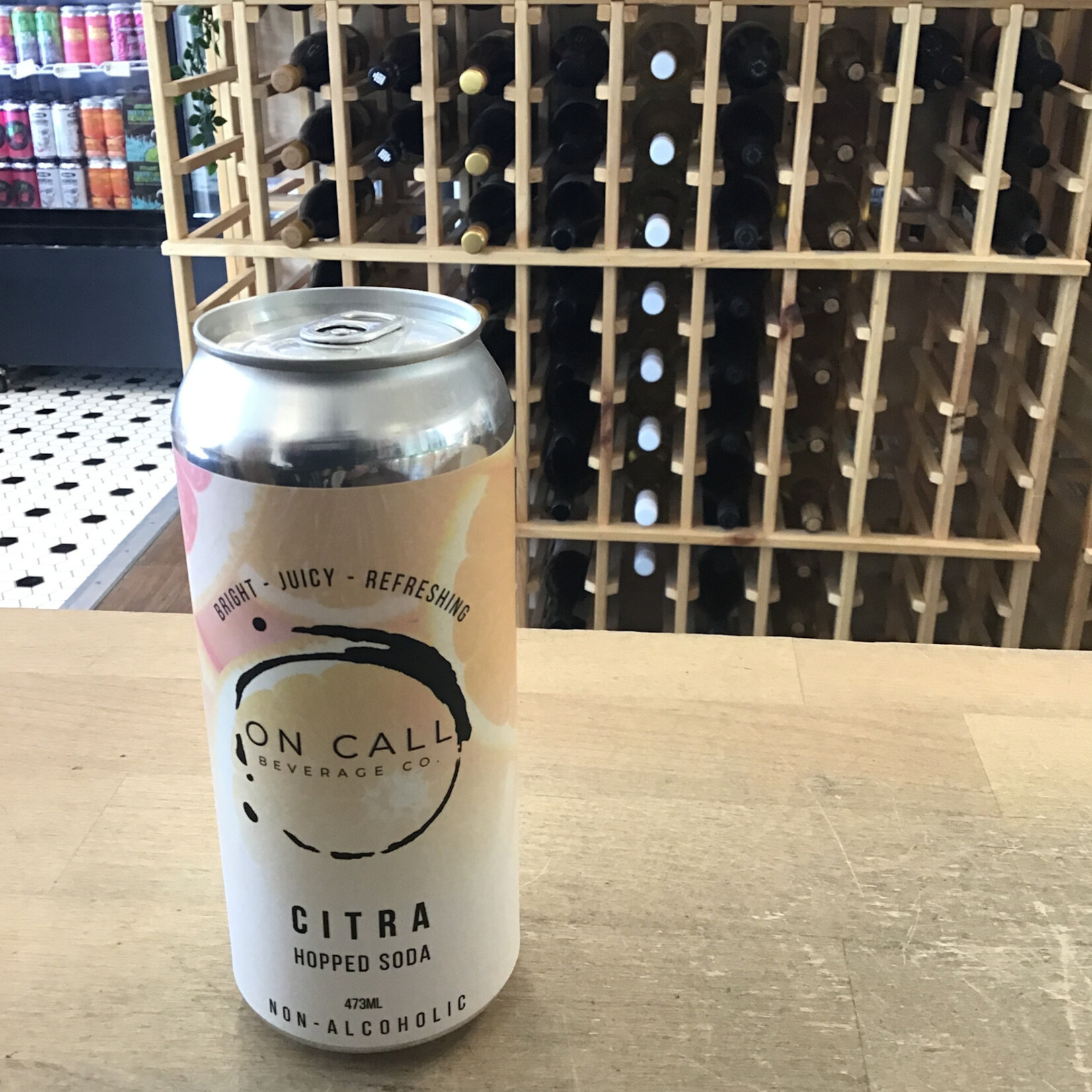 On Call Citra Hopped Soda 473ml
