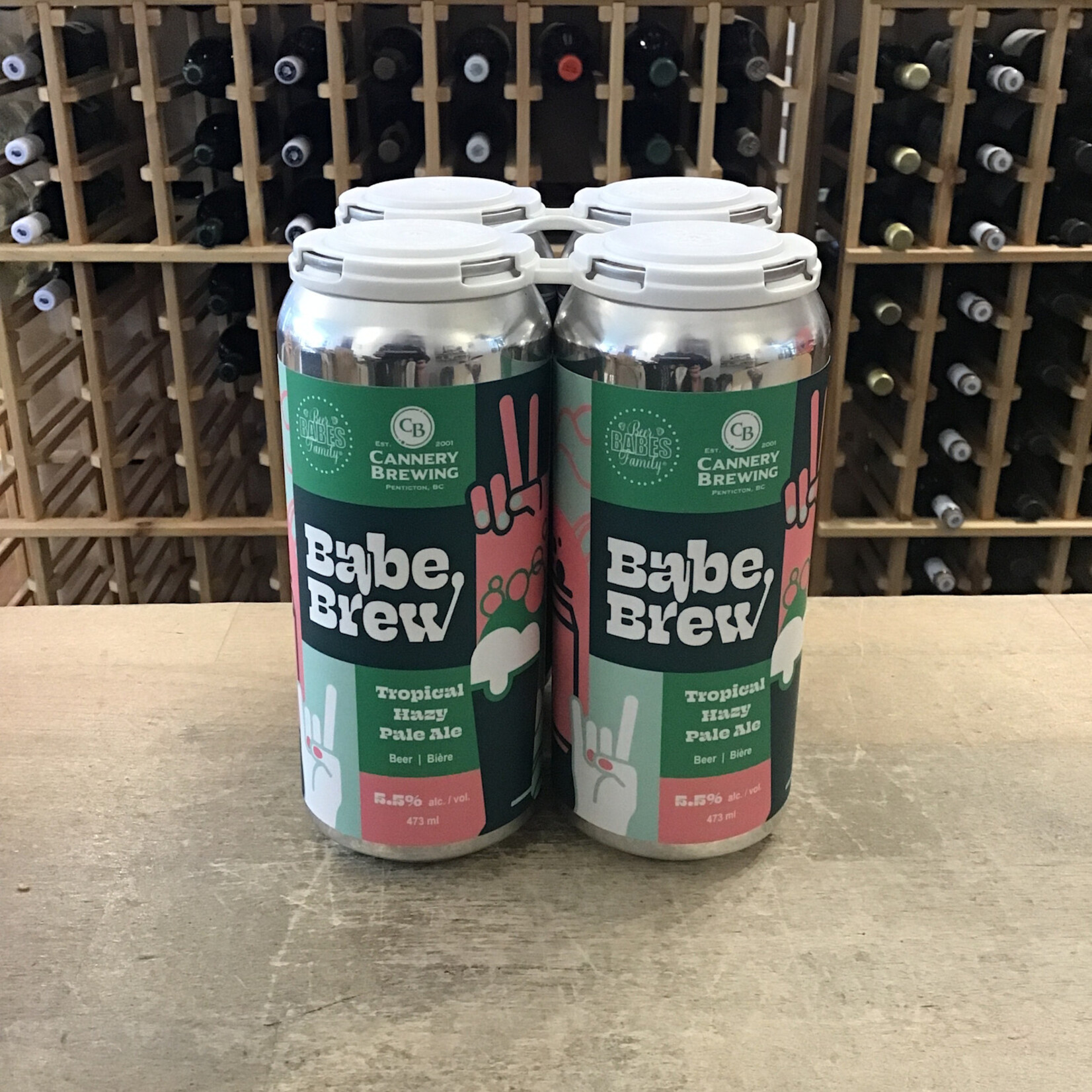Cannery 'Babe Brew' Tropical Hazy IPA, Cannery 4x473ml 5.5%