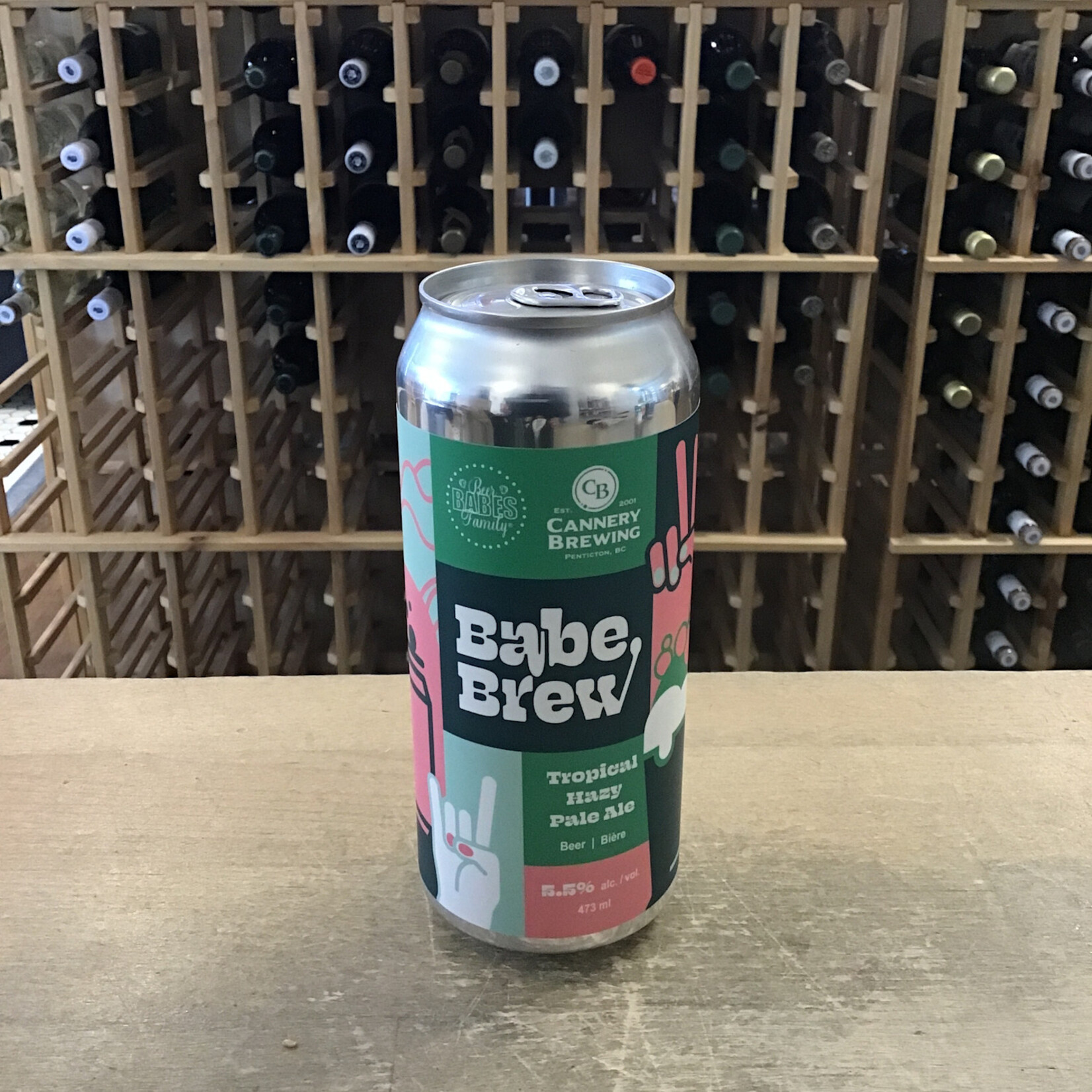 Cannery 'Babe Brew' Tropical Hazy IPA, Cannery 473ml 5.5%