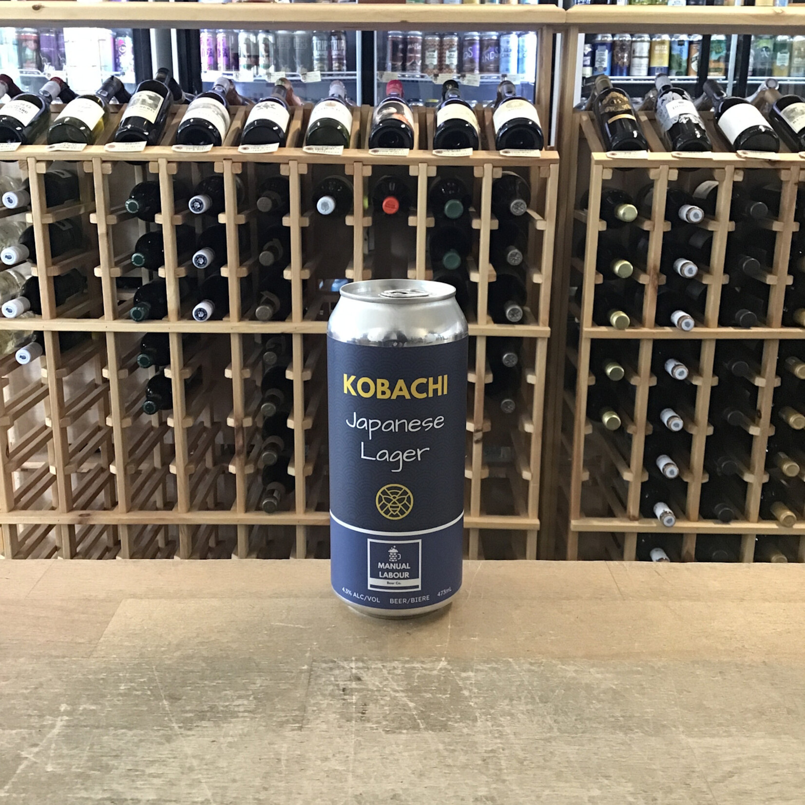 'Kobachi' Japanese Lager, Manual Labour 473ml 5% Single