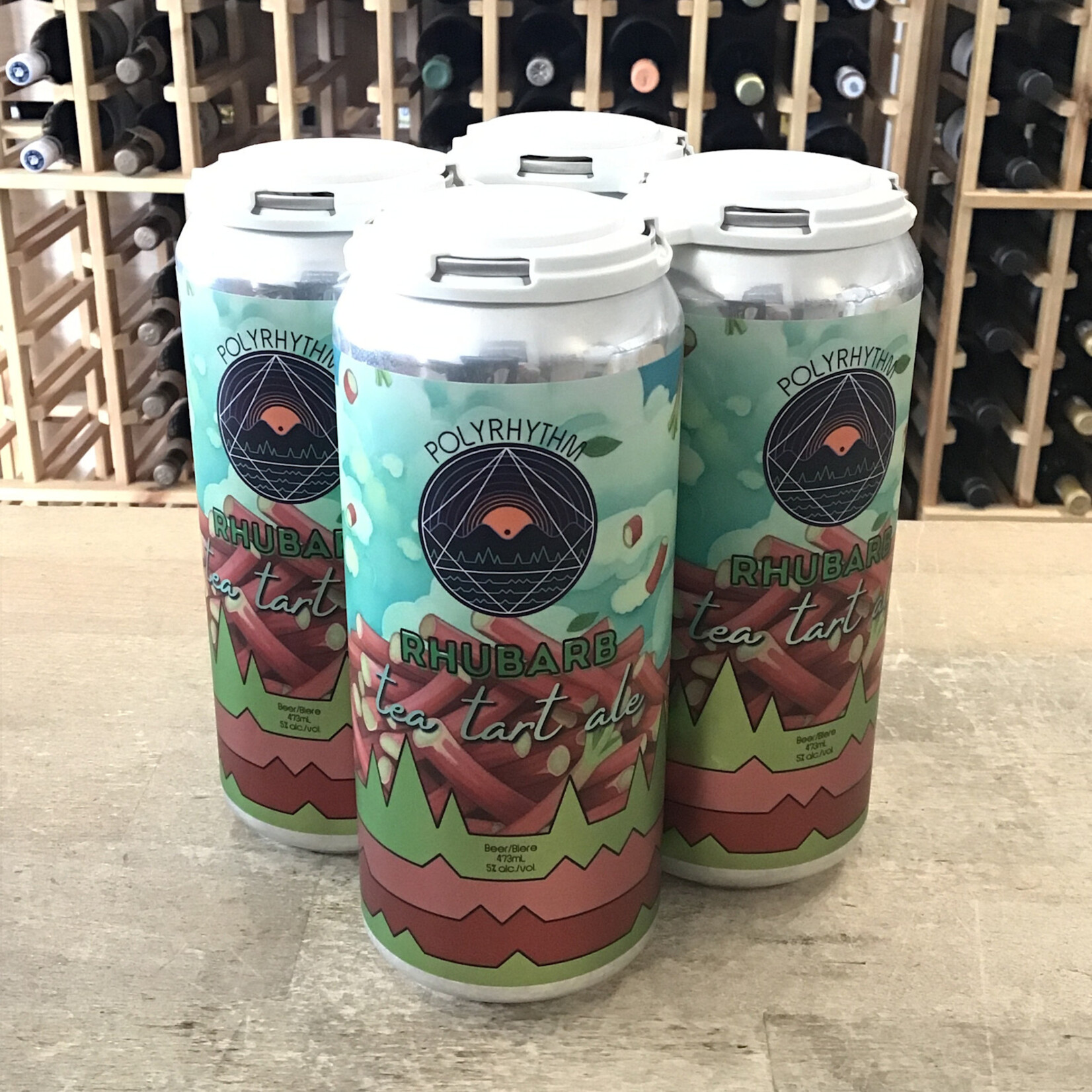 Rhubarb Tea Tart Ale, Polyrhythm 4x473ml 5%