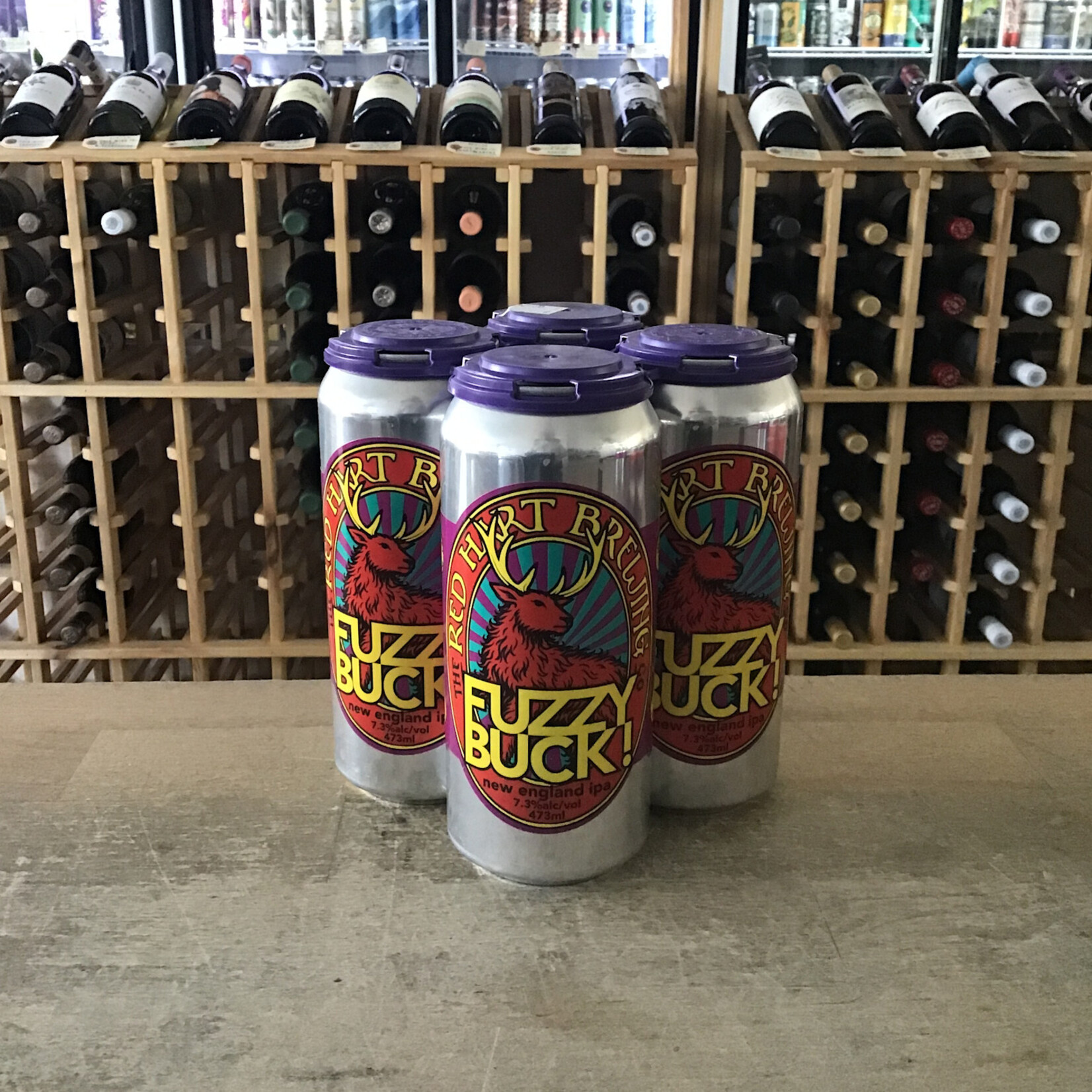 The Red Hart Brewing Co. 'Fuzzy Buck' NEIPA, Red Hart Brewing 4x473ml 7.3%
