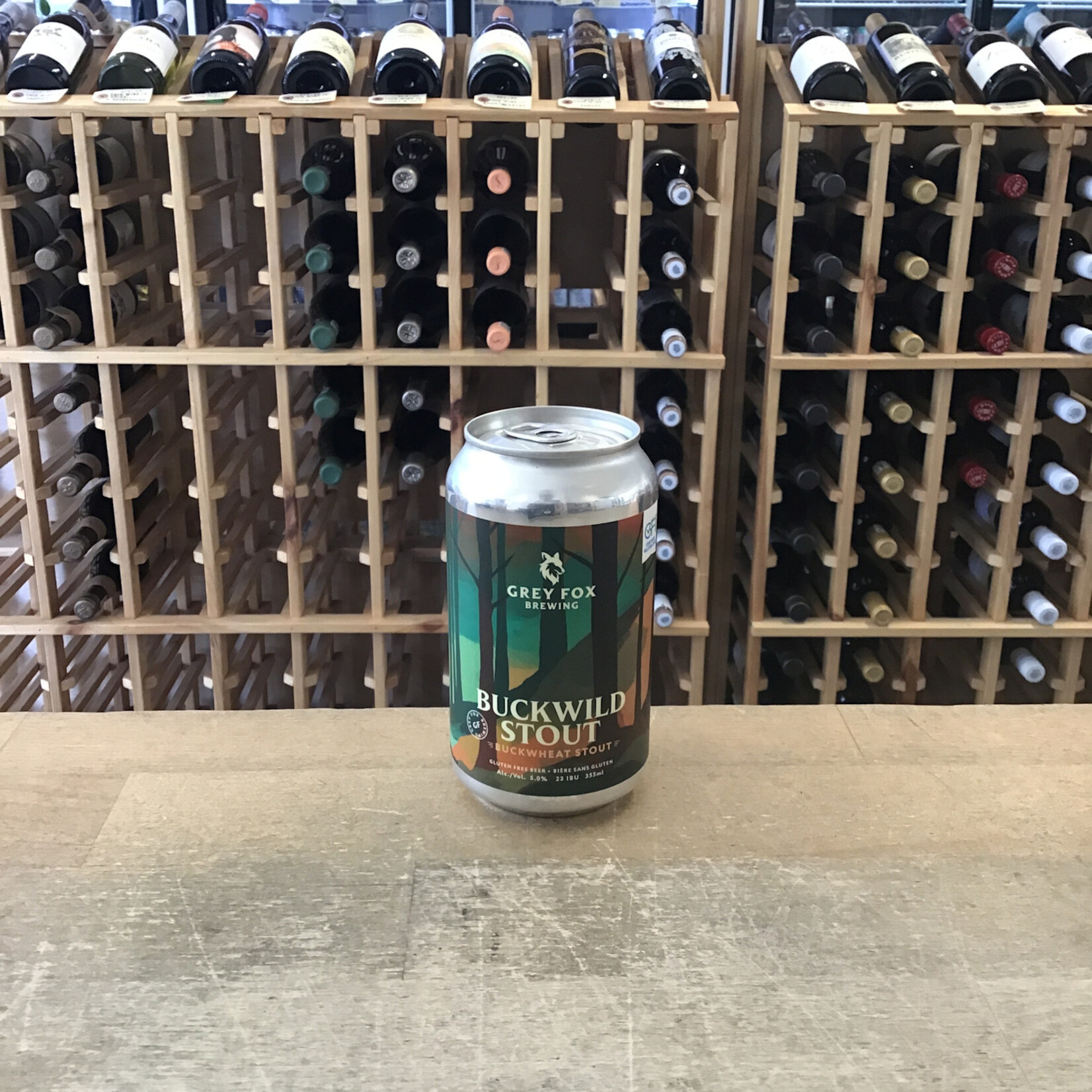 'Buckwild' Gluten Free Stout, Grey Fox Brewery 355ml 5%