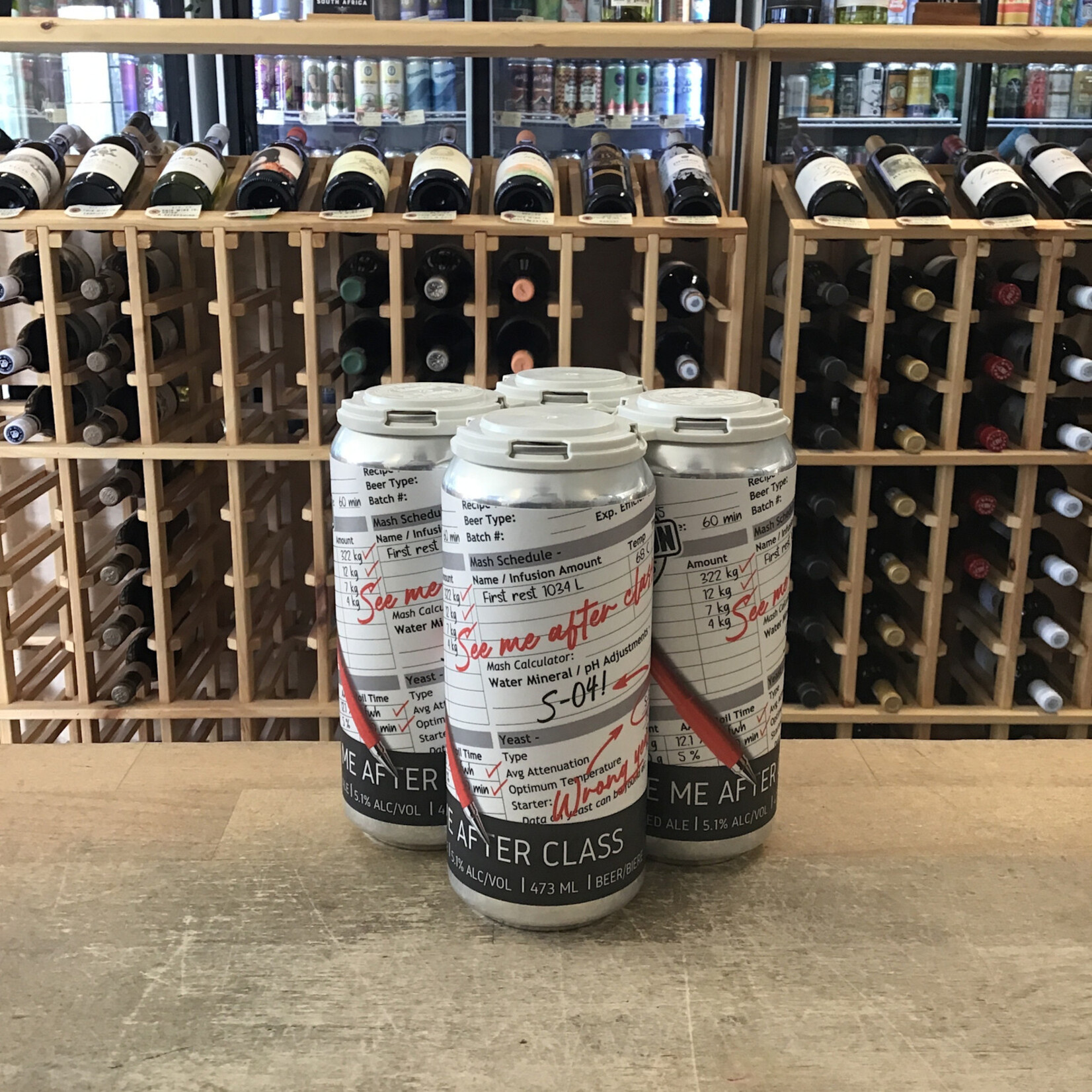 'See Me After Class' Red Ale, Detention Brewing 4x473ml 5%