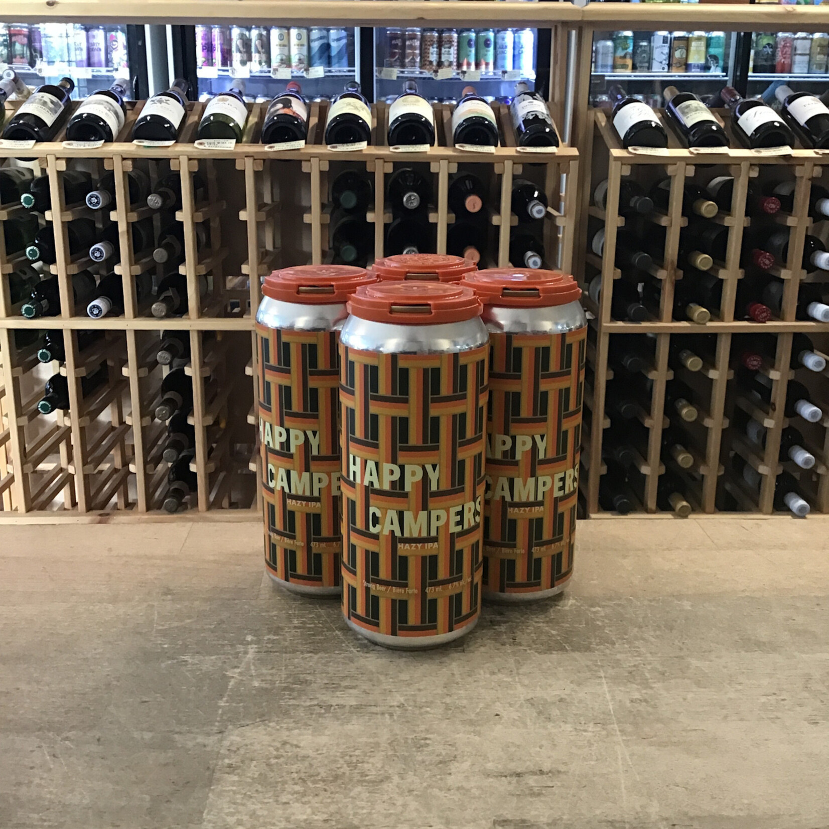 'Happy Campers' Hazy IPA, Camp Brewing x Cabin Brewing 4x473ml 6.7%