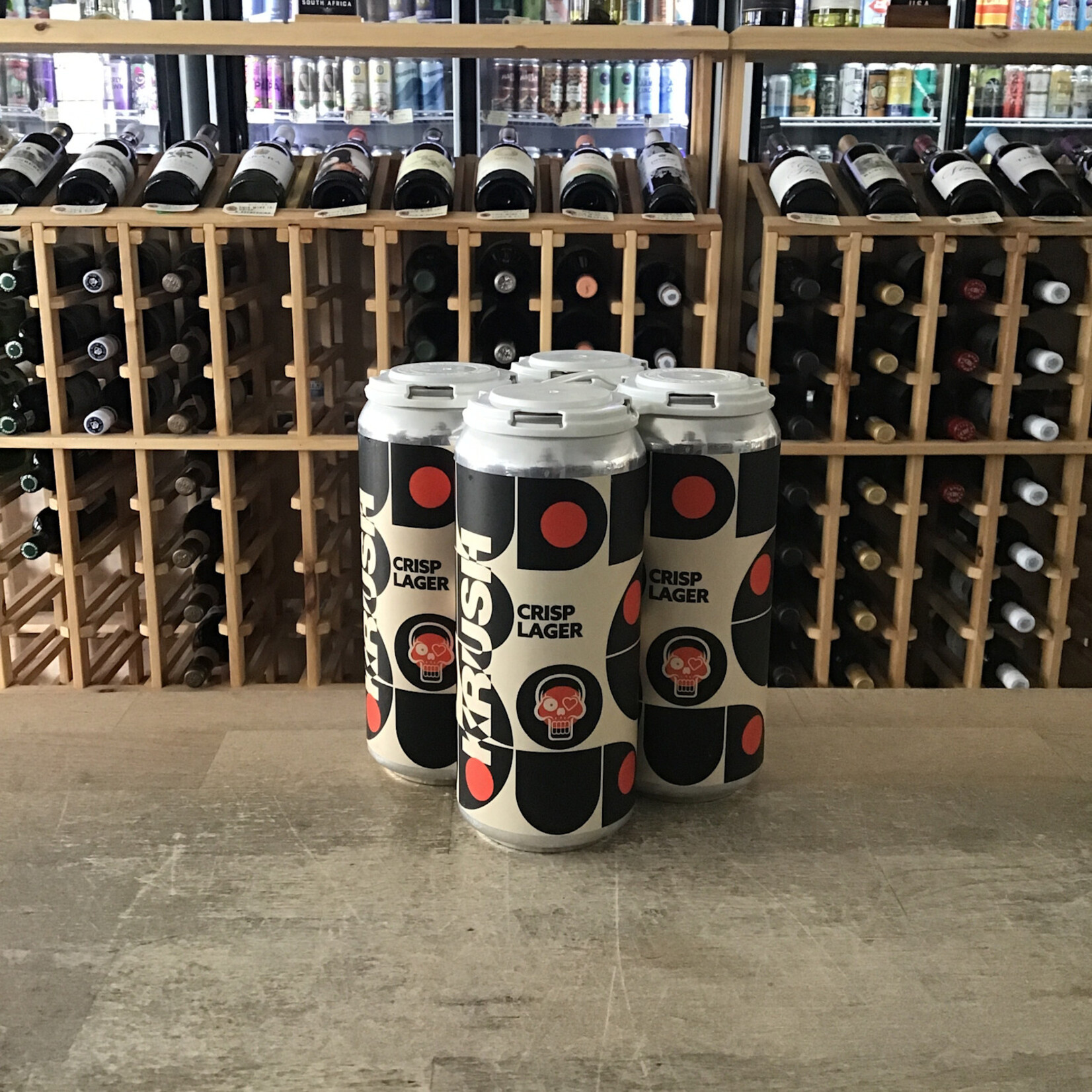 'Krush' Lager, Main Street Brewing, 4x473ml 4.5%
