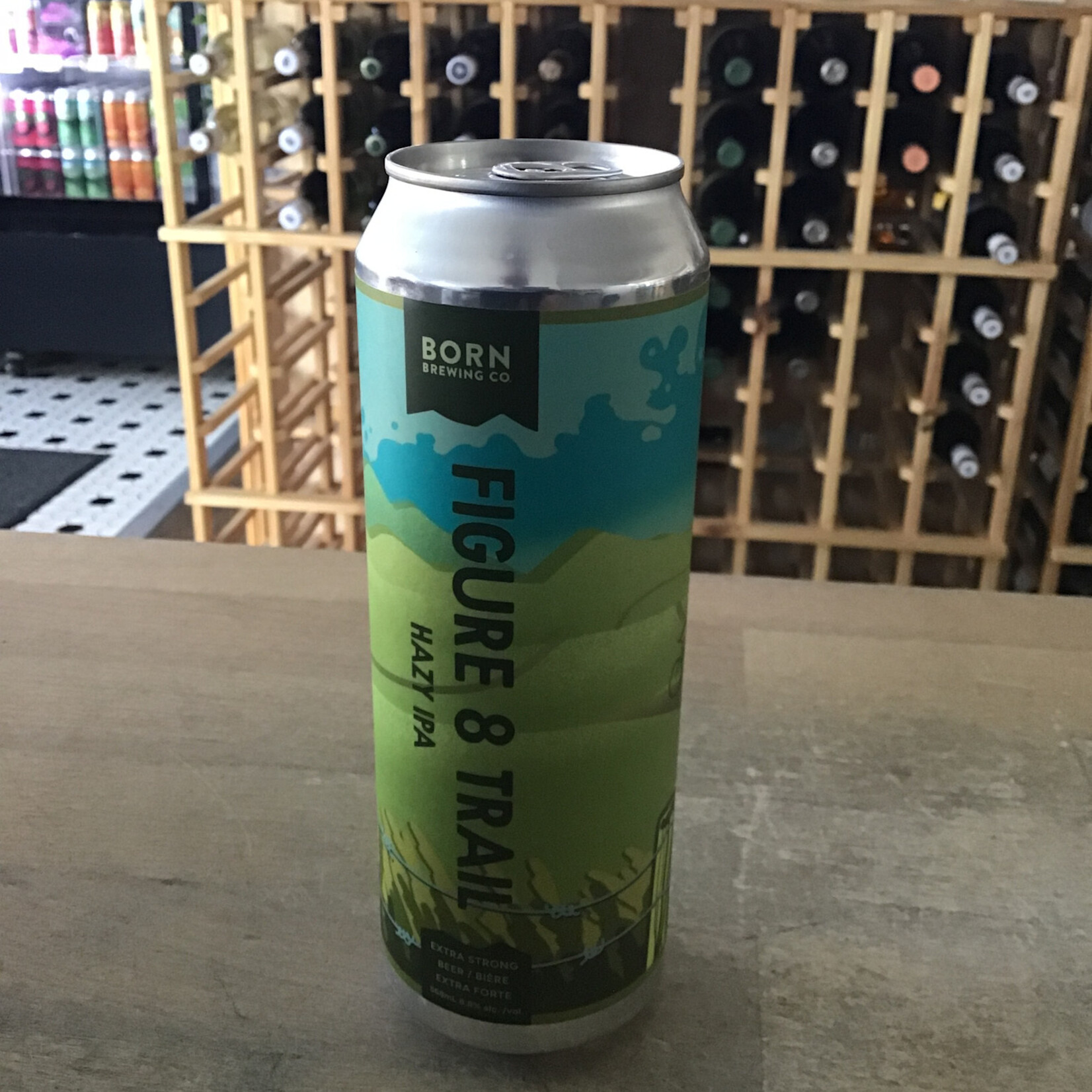 'Figure 8' Hazy IPA, Born Brewing 568ml 8.8%