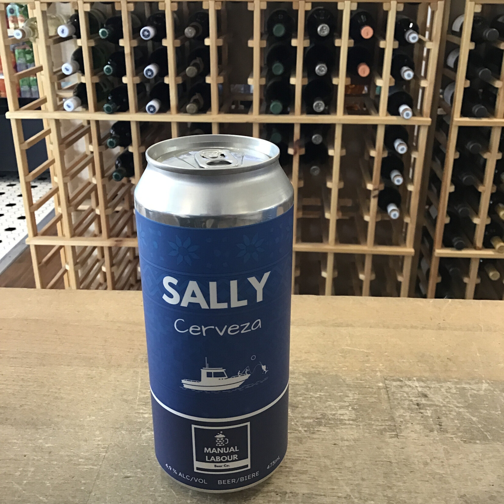 'Sally' Cerveza, Manual Labour 473ml 4%