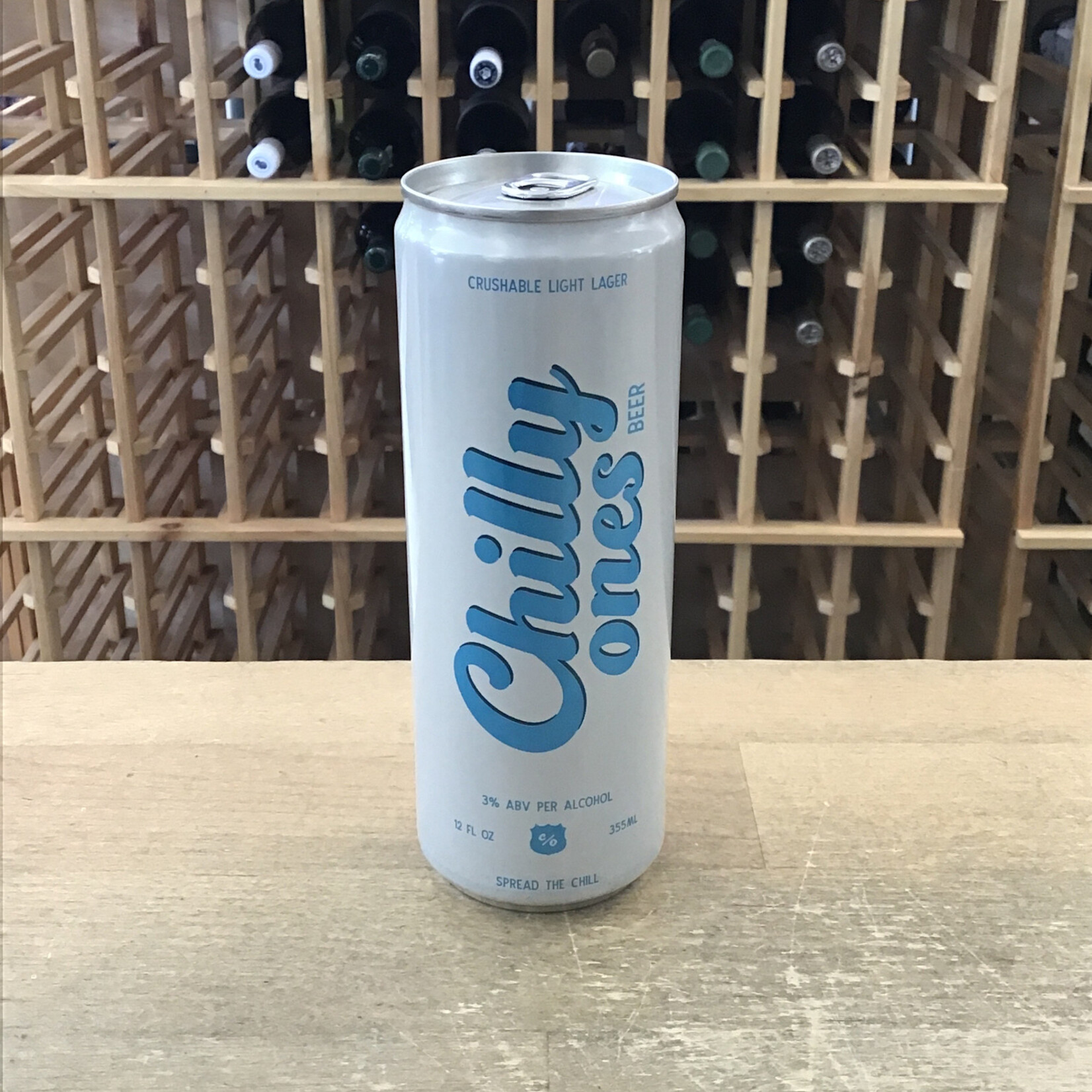 'Chilly Ones' Light Lager, Village Brewery 355ml 3%