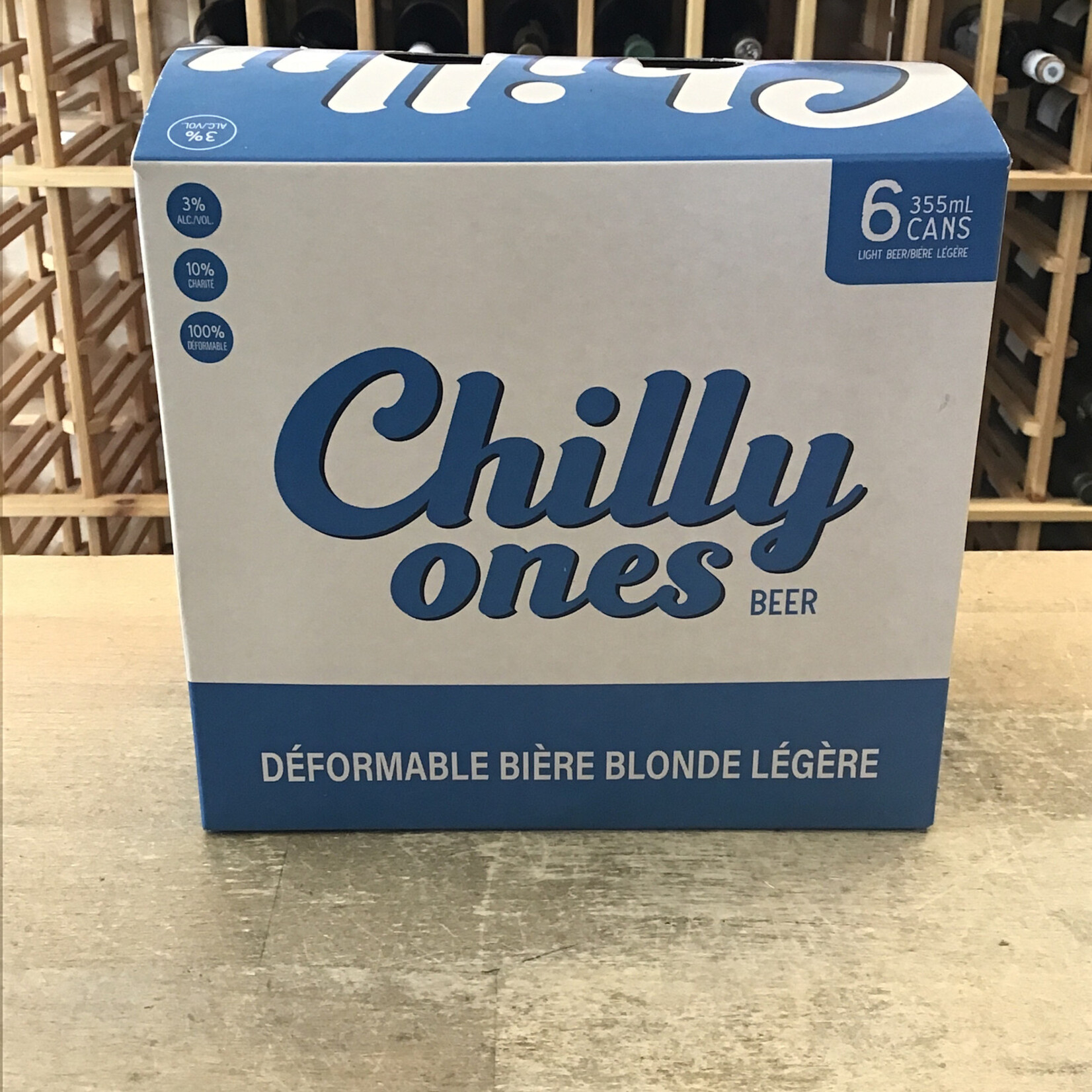 'Chilly Ones' Light Lager, Village Brewery 6x355ml 3%