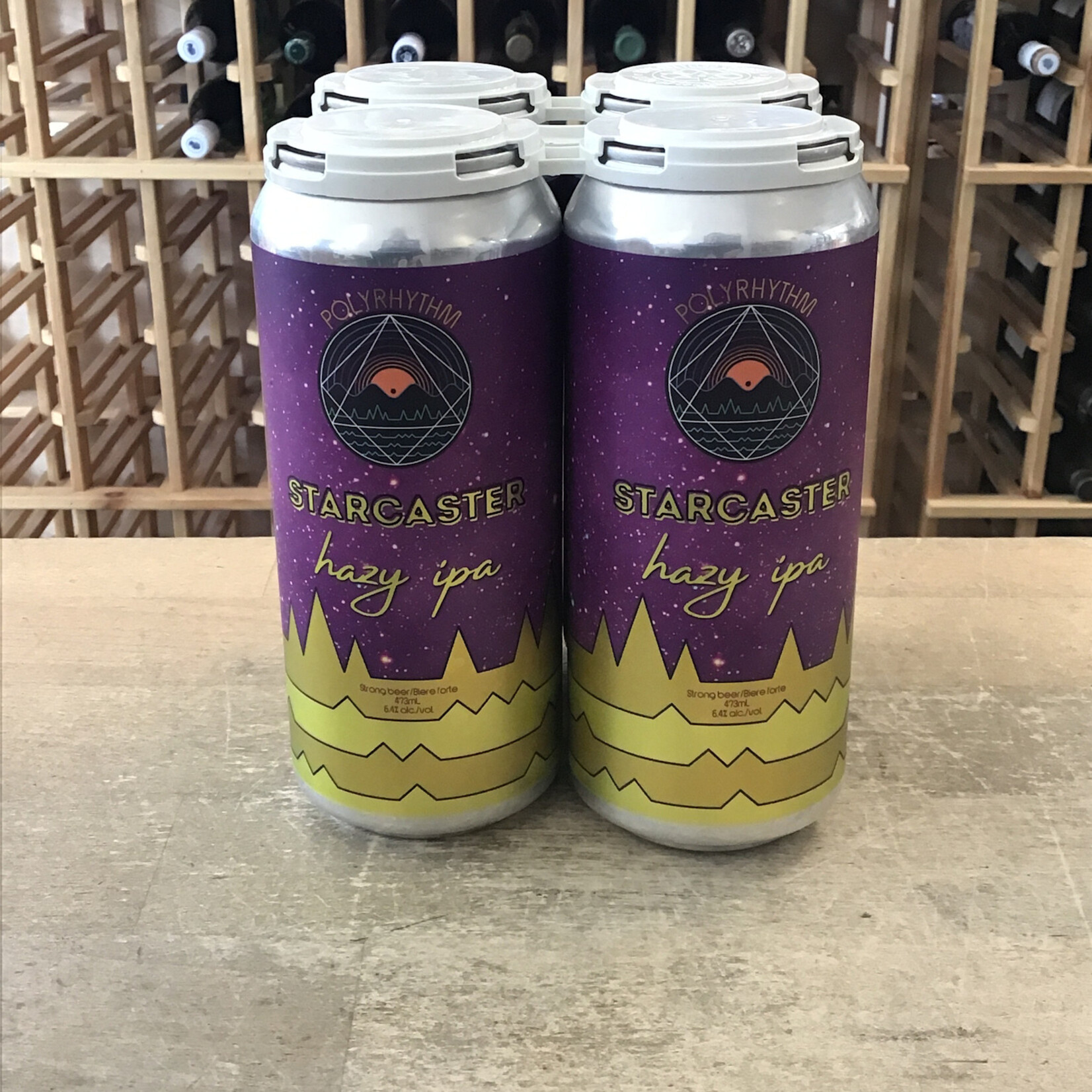 'Star Caster' Hazy IPA, Polyrhythm Brewing 4x473ml 6.9%
