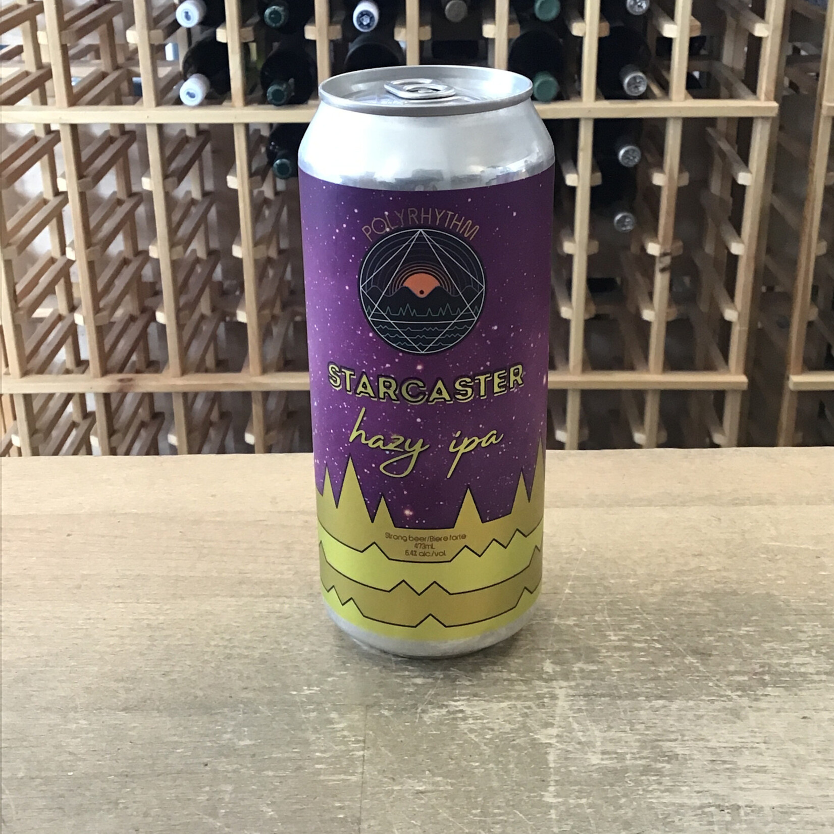 'Star Caster' Hazy IPA, Polyrhythm Brewing 473ml 6.9%