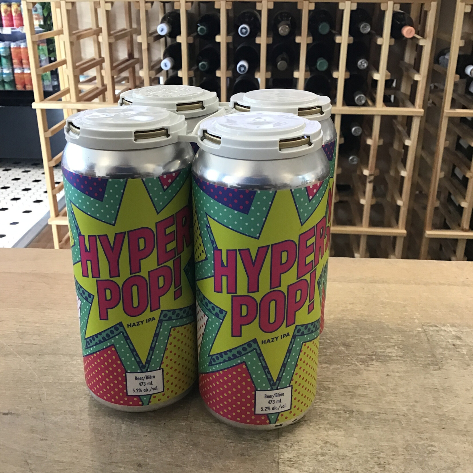 Cabin Brewing 'Hyper Pop' Hazy IPA, Cabin Brewing 4x473ml 5.2%